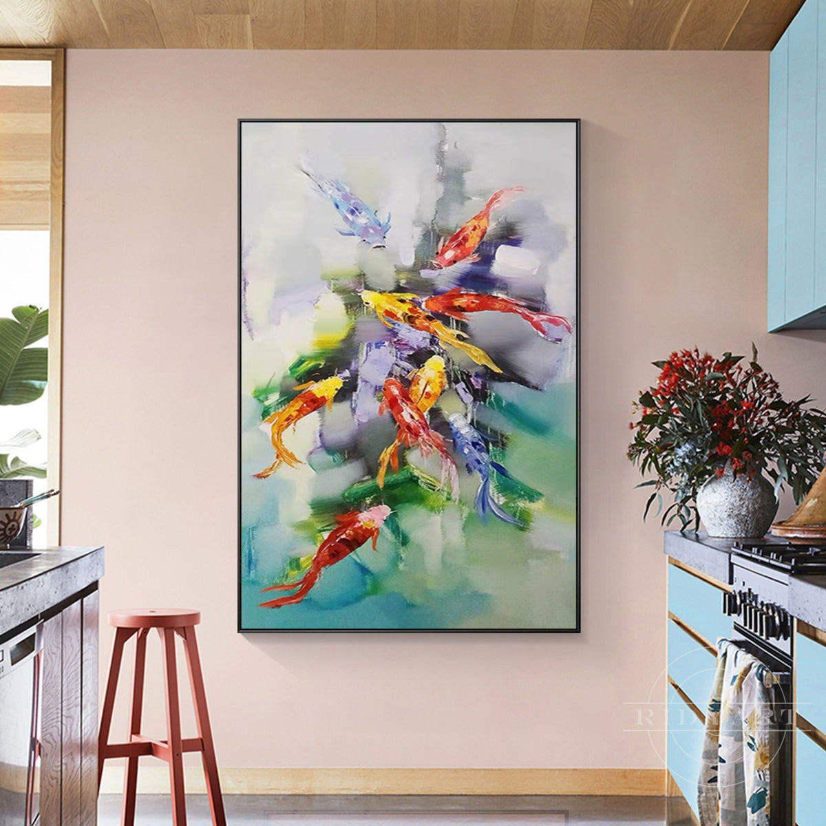 Hand-Painted Fish Wall Art: Art Inspired by the Beauty of the Sea
