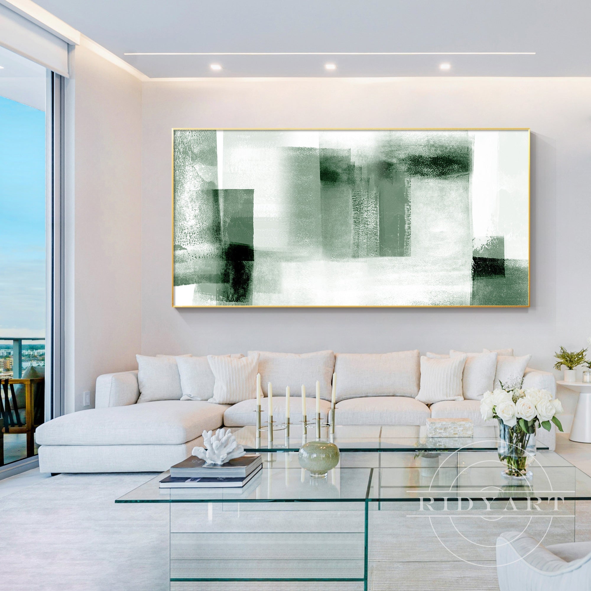 The Power of Green in Interiors: Designing Your Room with Green Wall Art