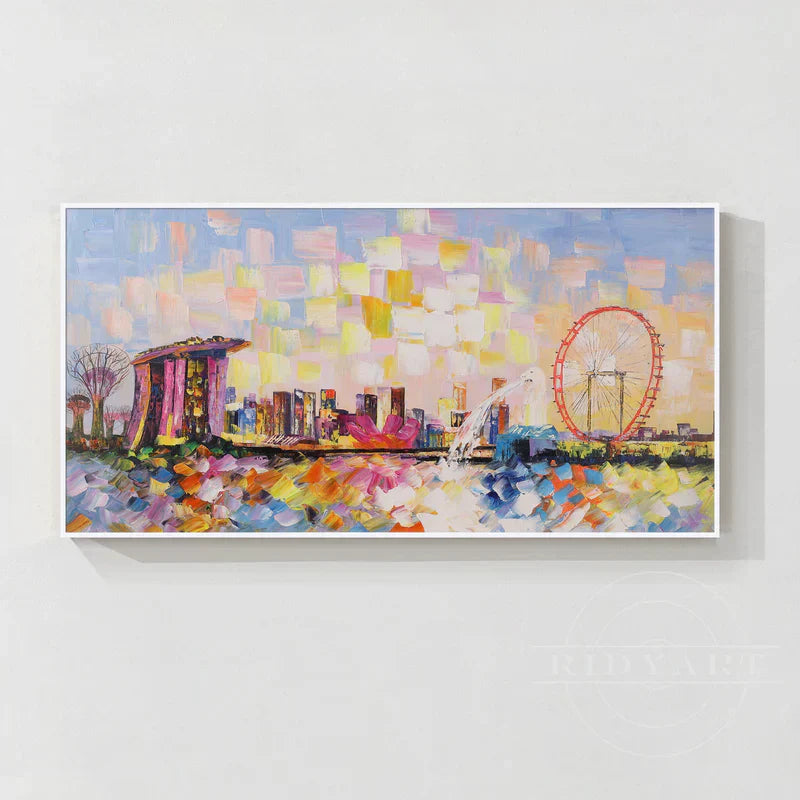 How to Create a Luxury Living Room with Oversized Art