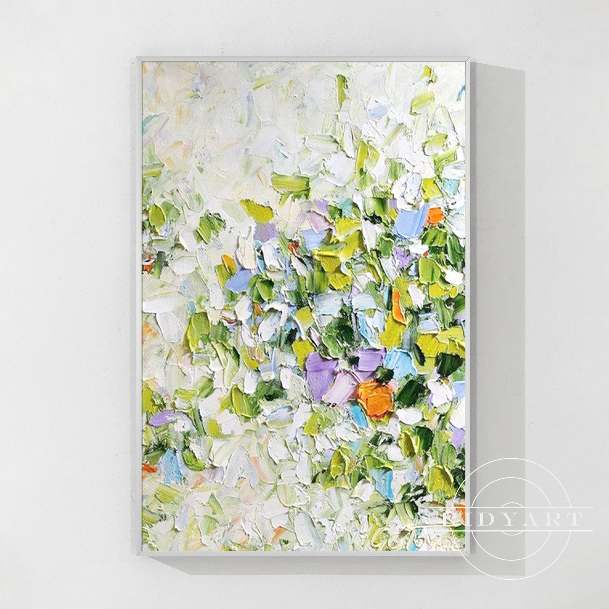 3D textured leaf painting