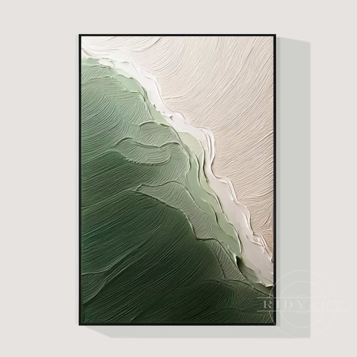 Modern textured abstract painting