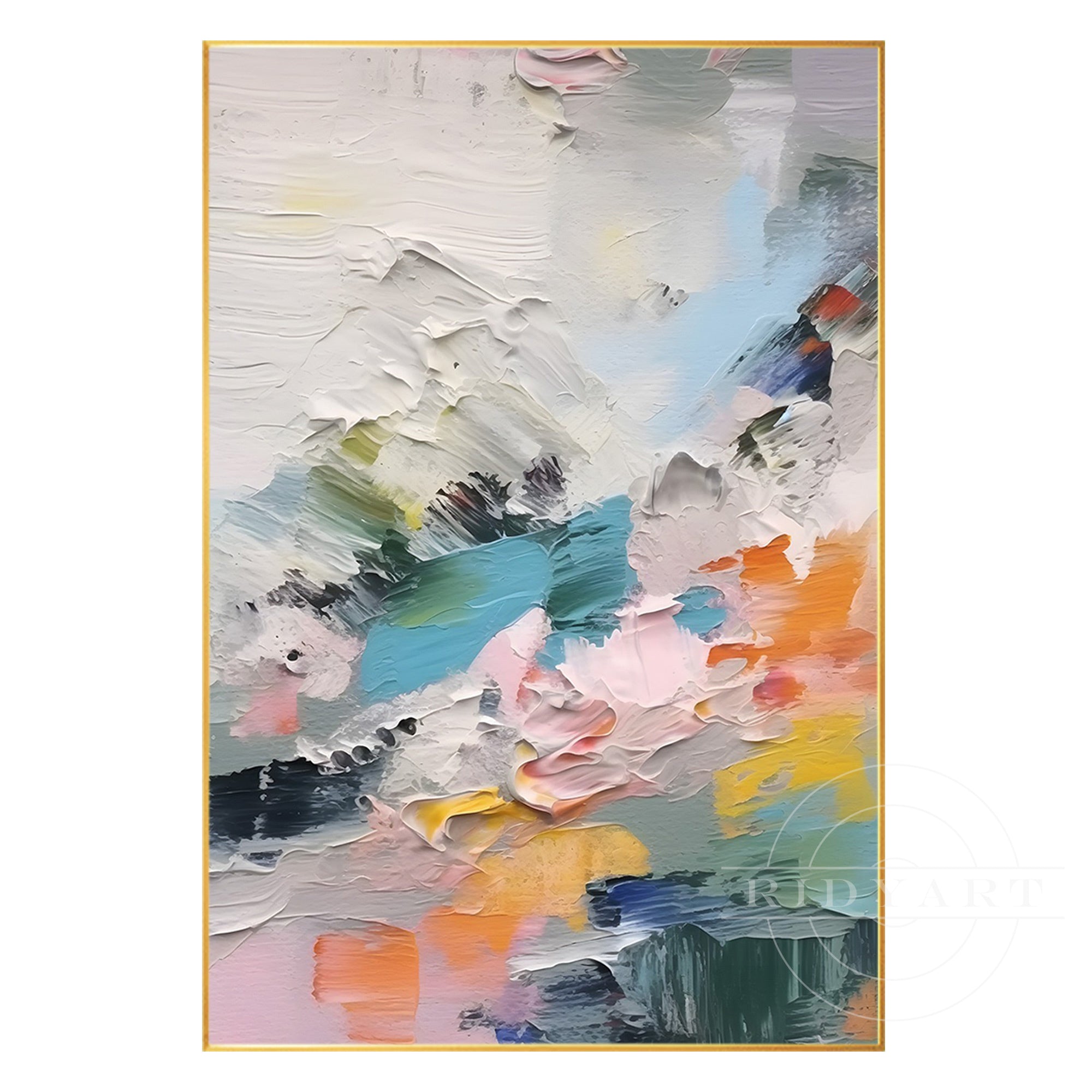 Pastell abstrakte Wandkunst