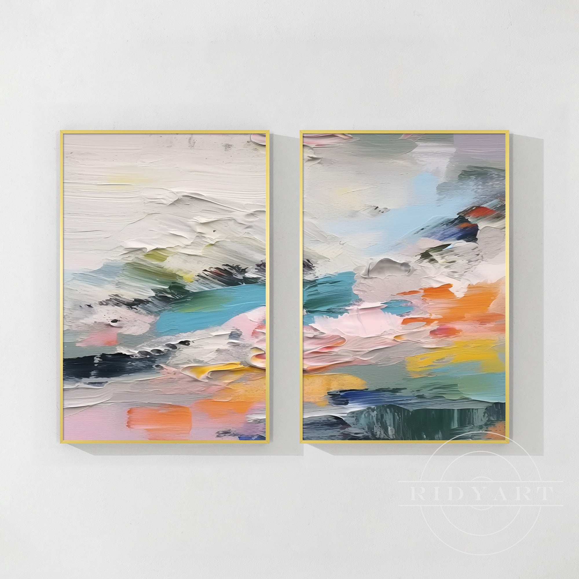 Pastell abstrakte Kunst