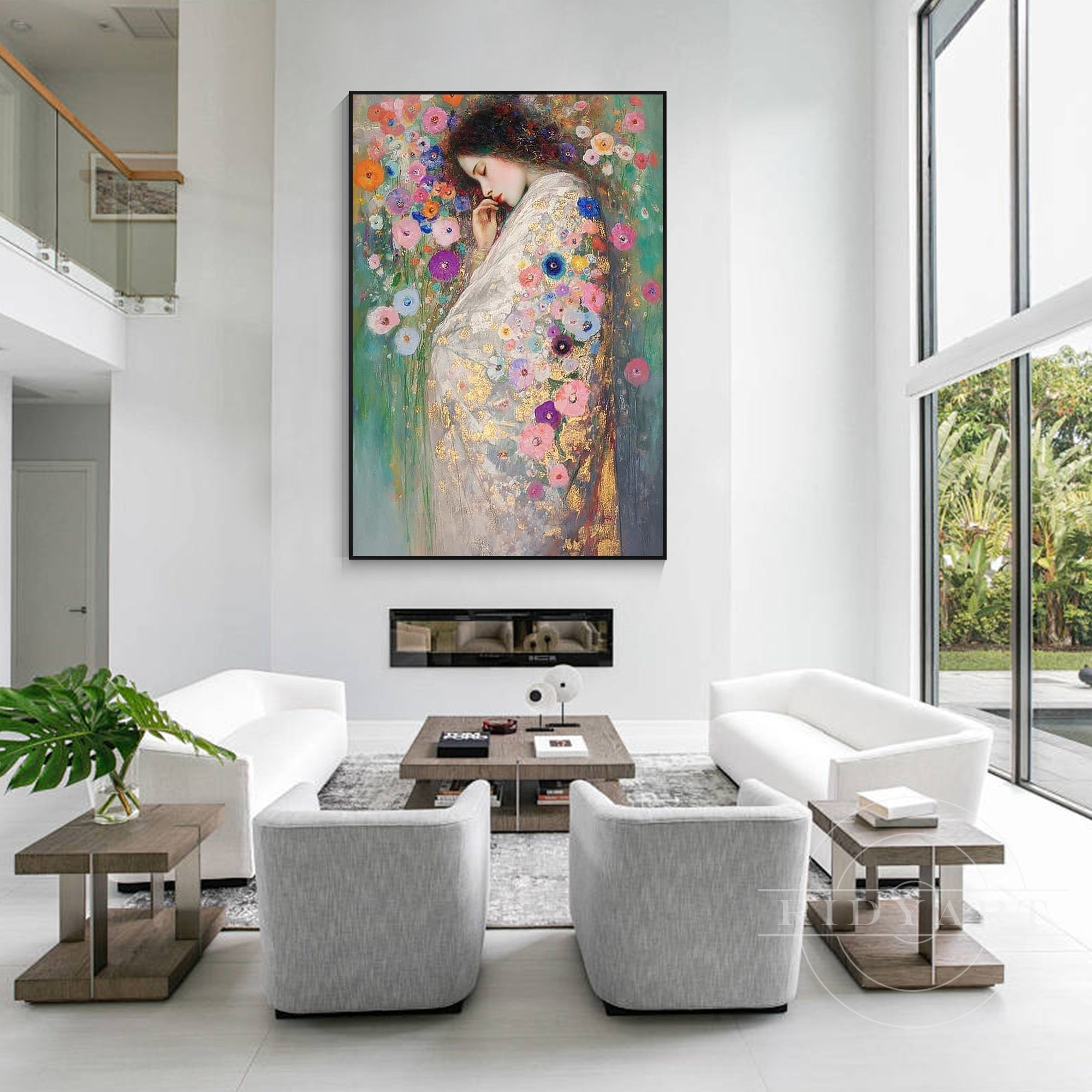 Flower wall art_7art6333