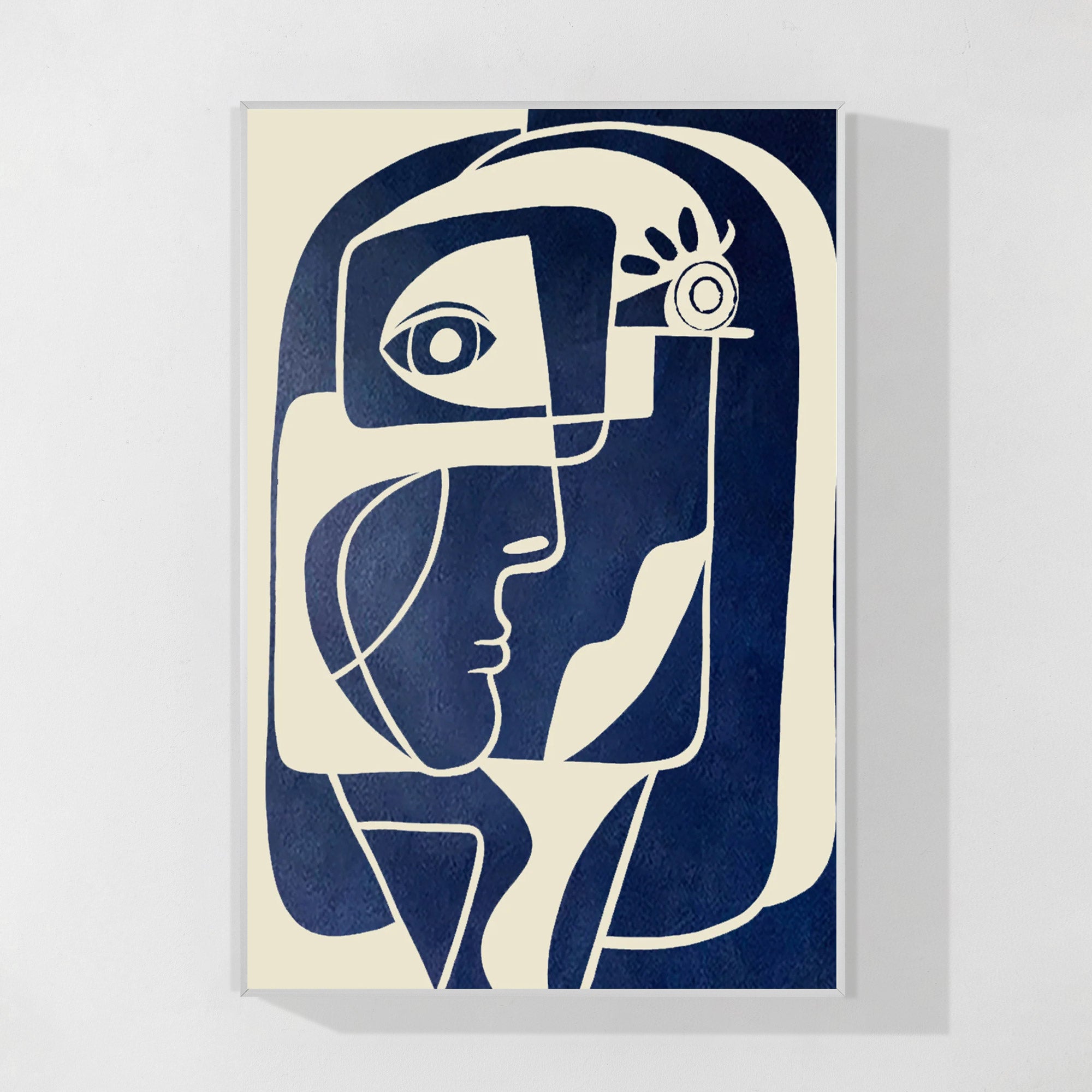 Picasso nástěnné umění Minimalistický moderní portrét Olejomalba