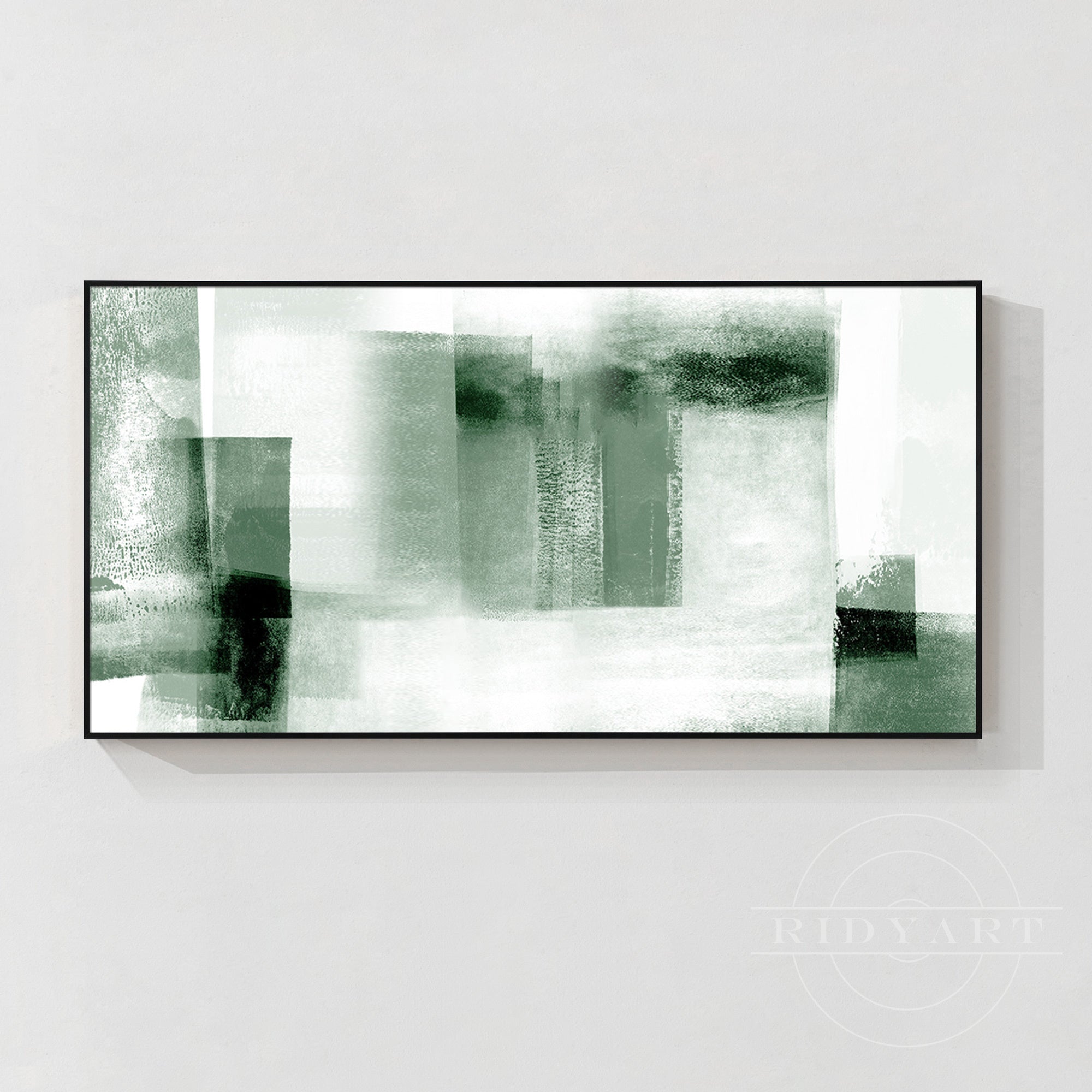 Arte murale verde salvia