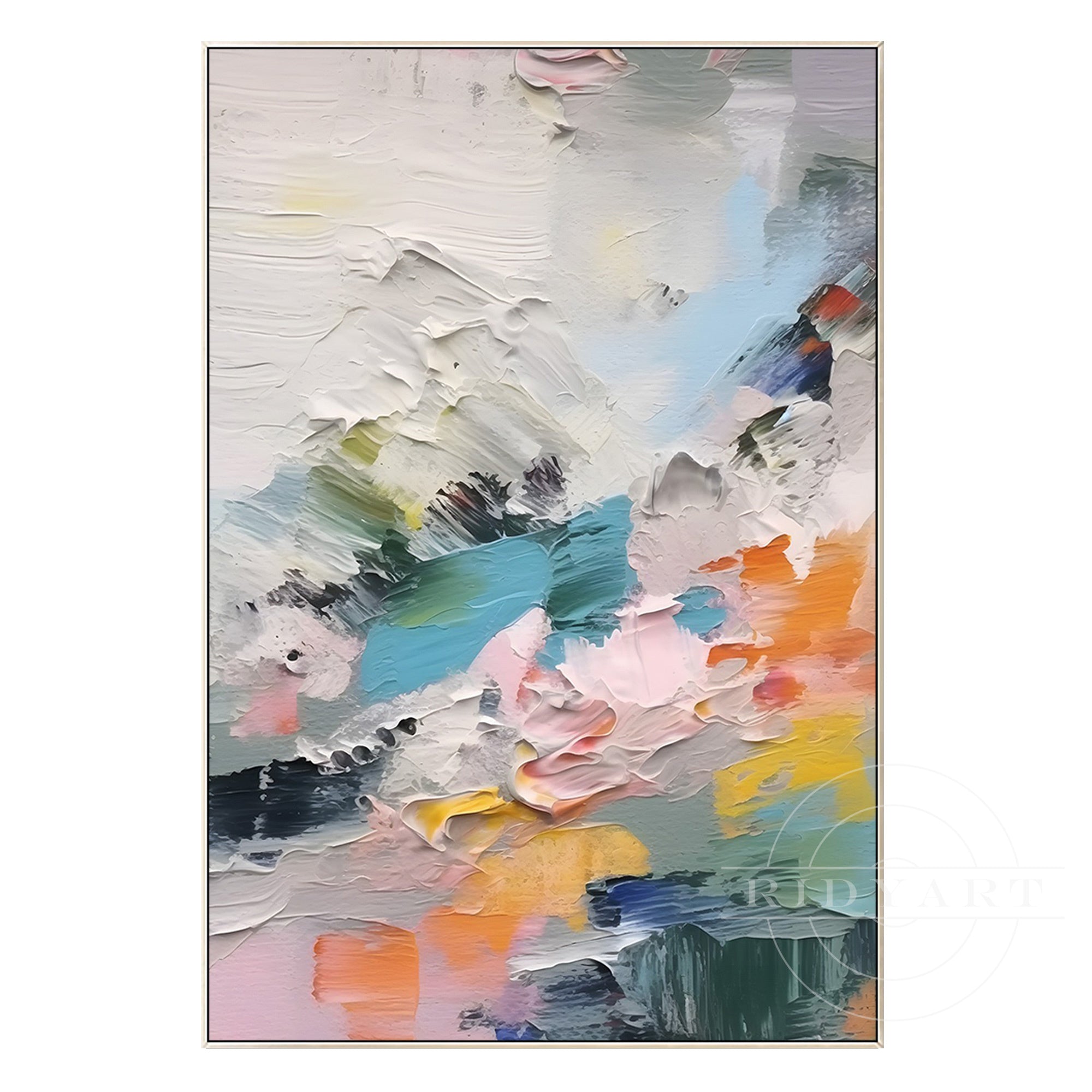Pastell abstrakte Wandkunst