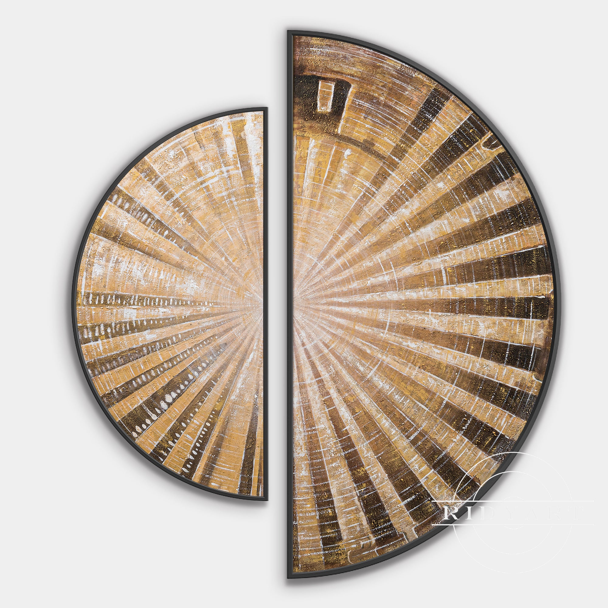 Wandkunst mit Farbverlauf