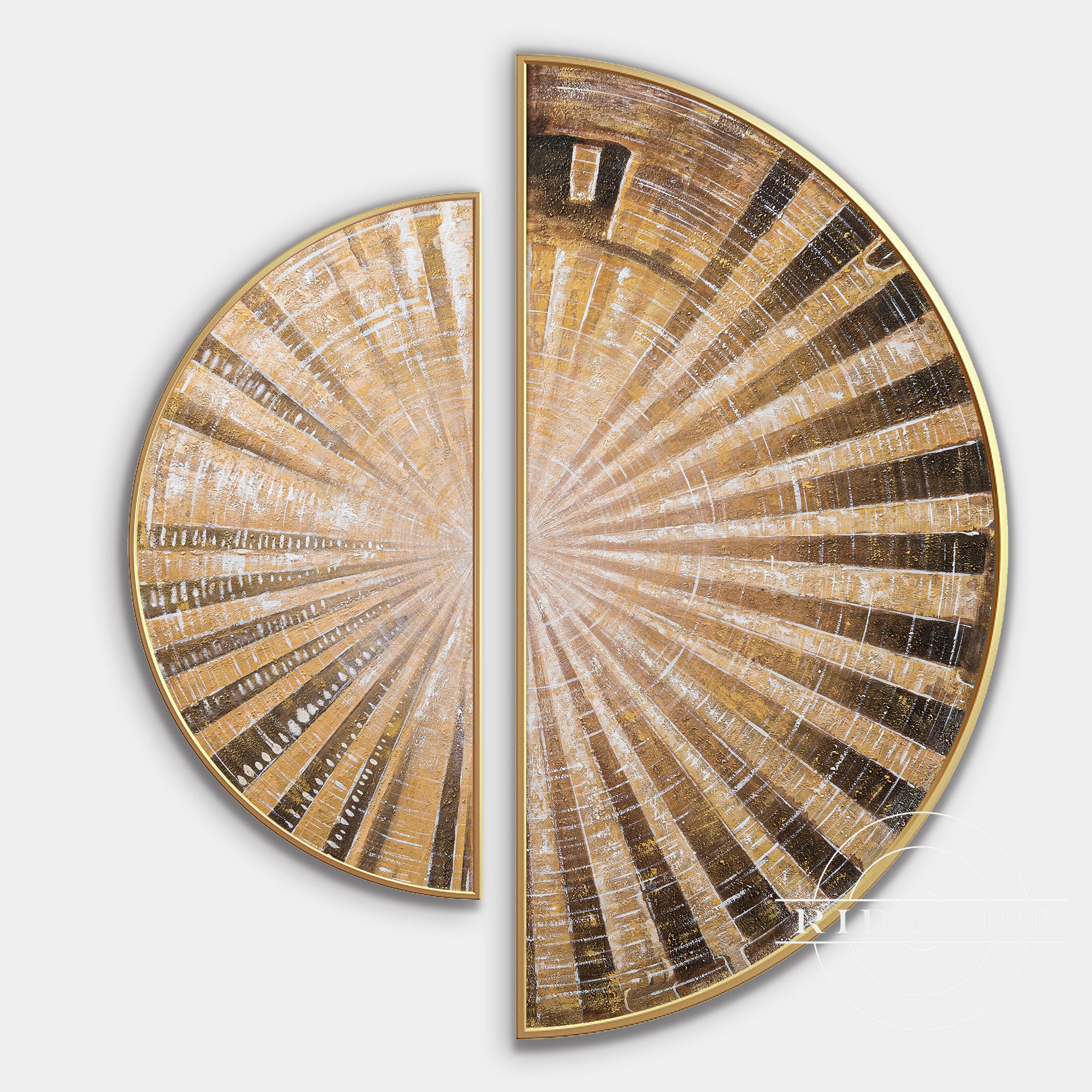 Wandkunst mit Farbverlauf