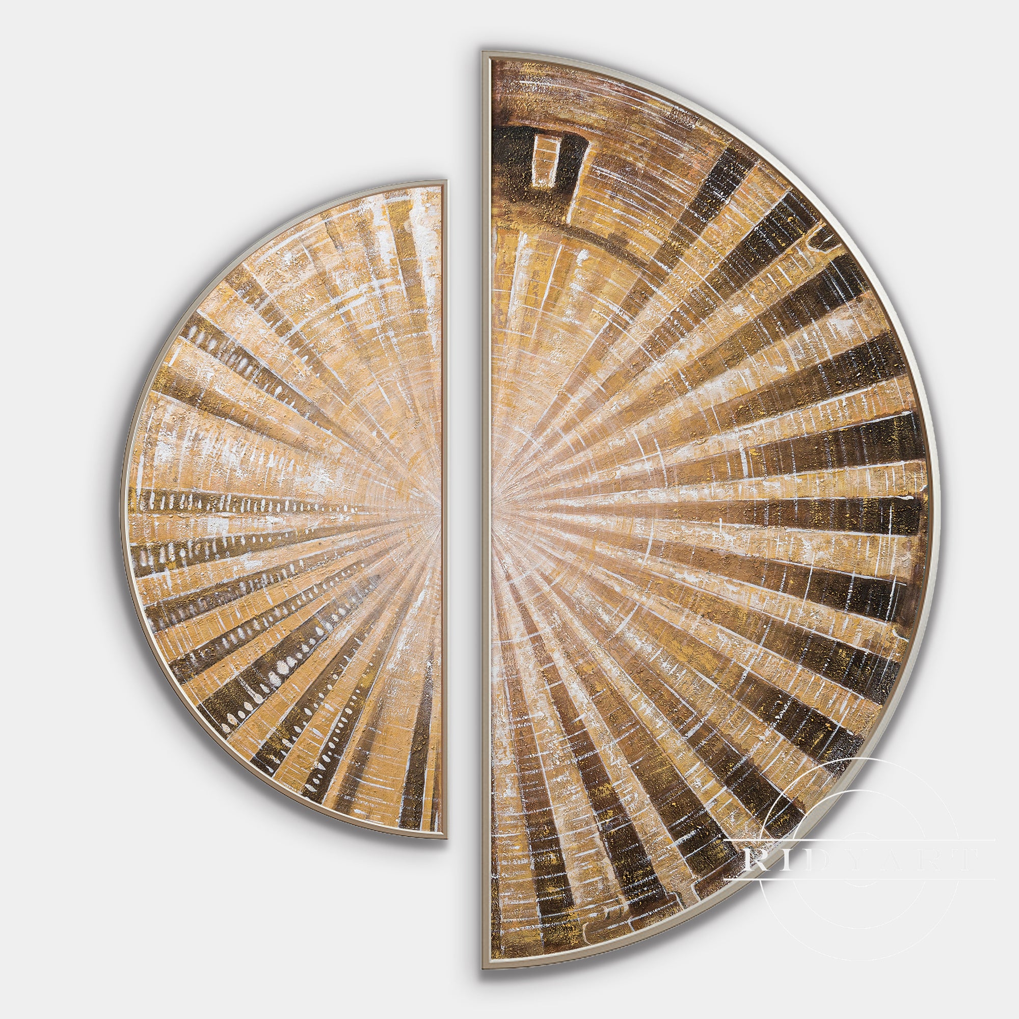 Wandkunst mit Farbverlauf