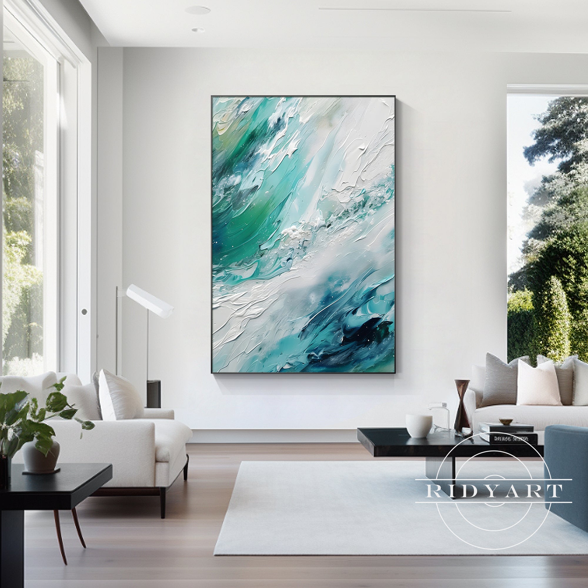 Wandkunst „Sage Green Mountain“