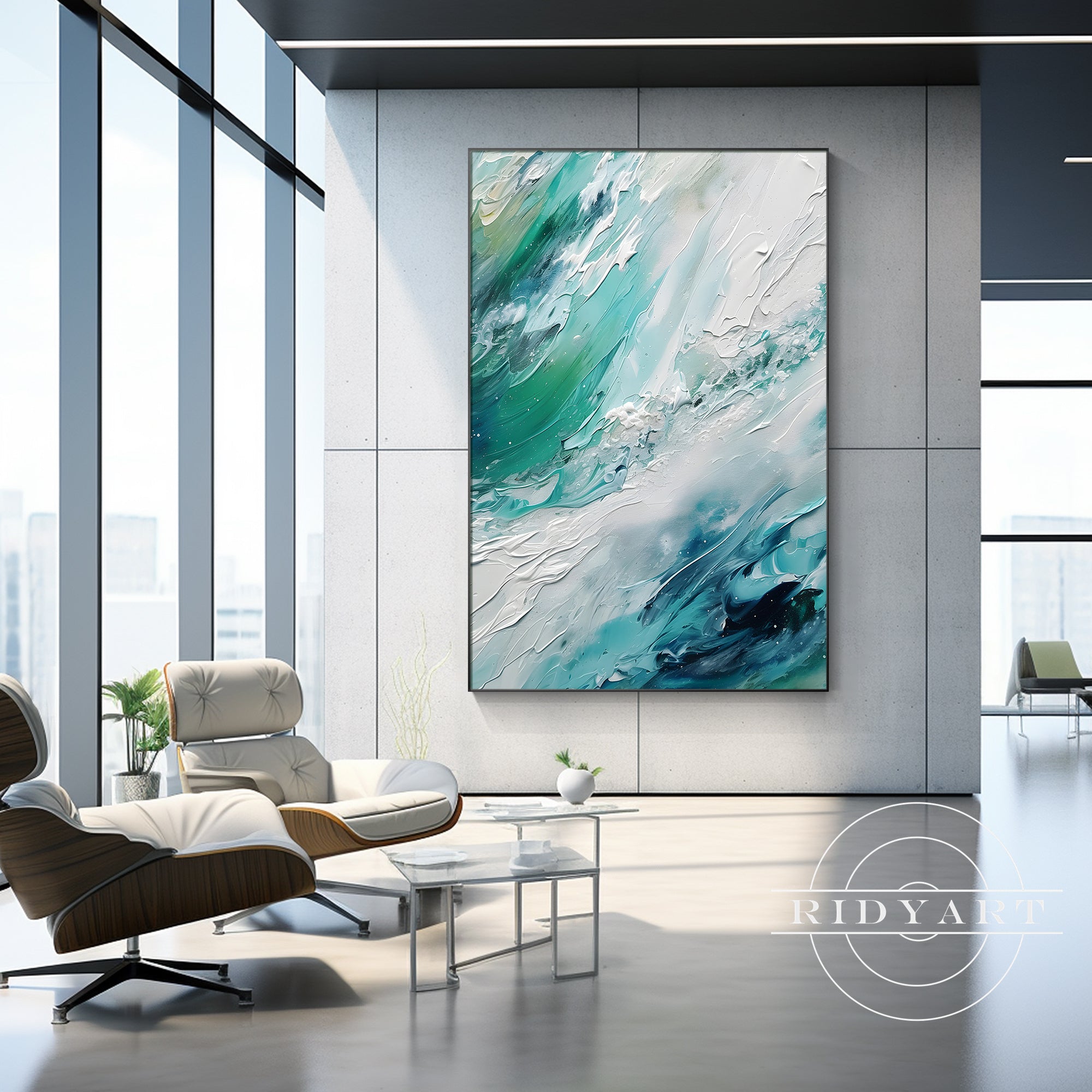 Wandkunst „Sage Green Mountain“