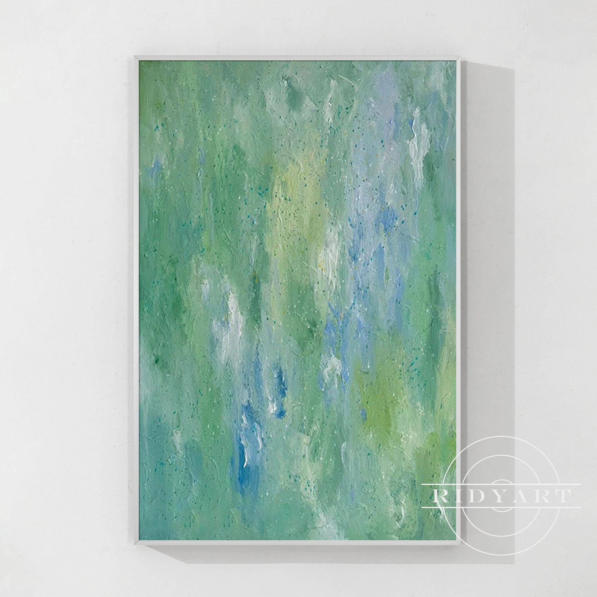 Nebeliger Morgen Landschaftsgemälde