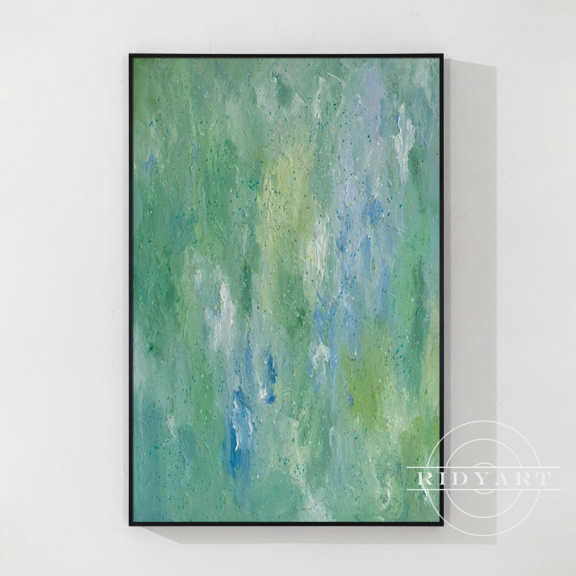 Nebeliger Morgen Landschaftsgemälde