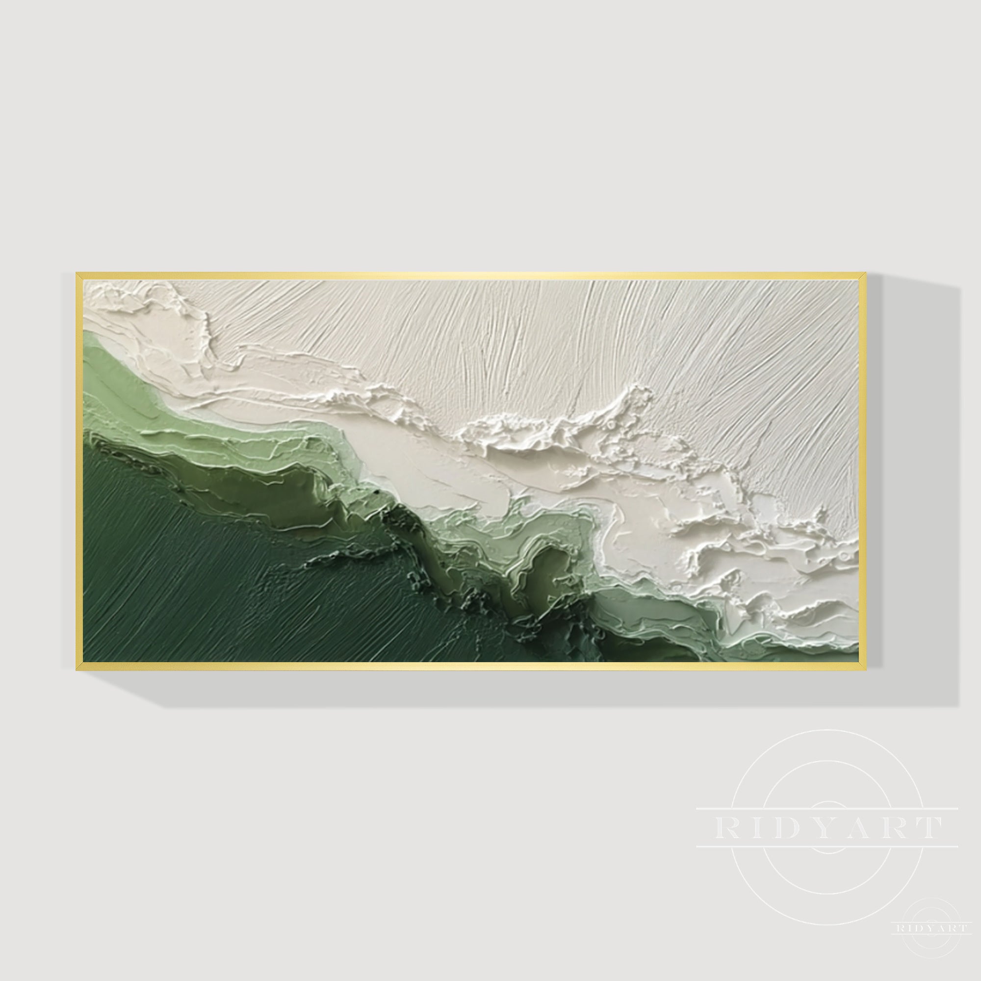 Neutral minimalist wall art mountain theme