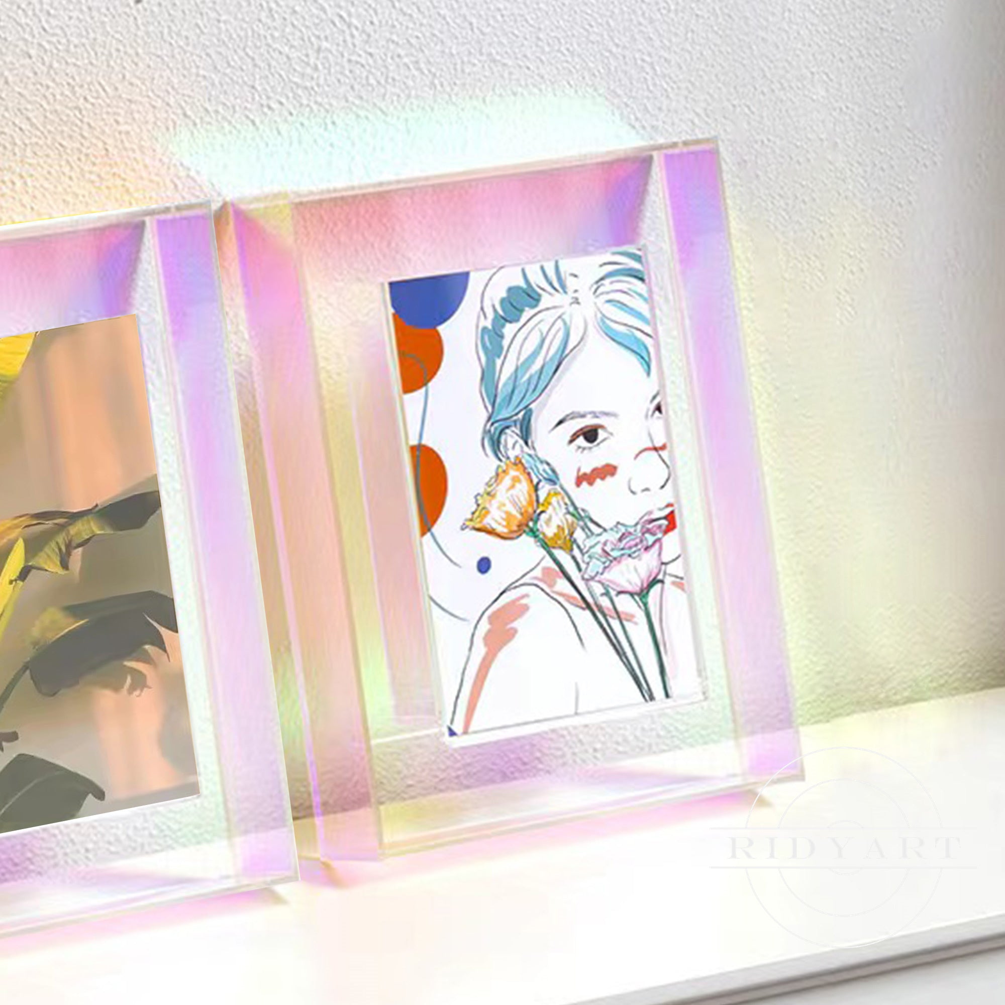 Doppelter Acrylrahmen