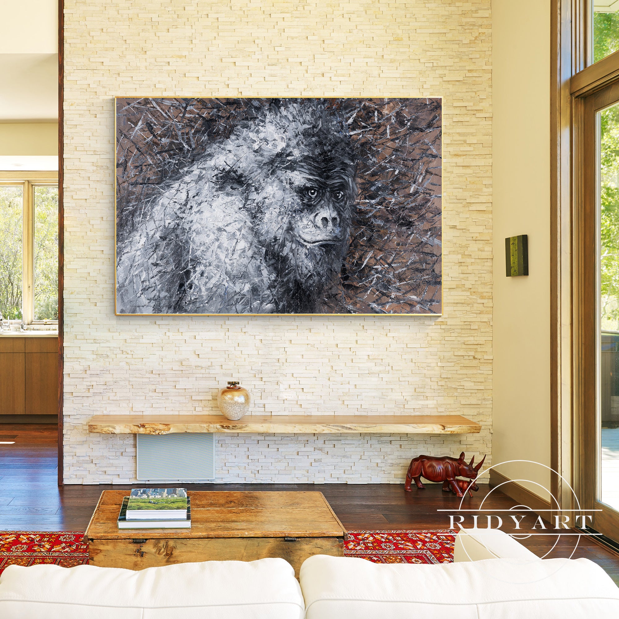 Wandkunst „Sage Green Mountain“