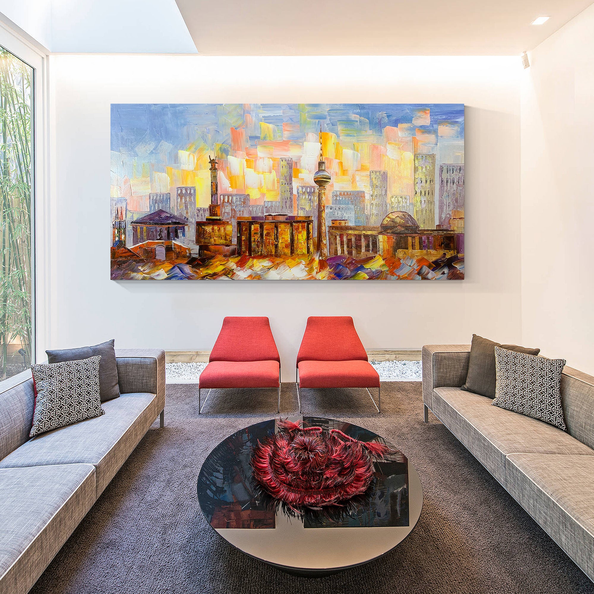 Ölgemälde „Skyline Berlin“