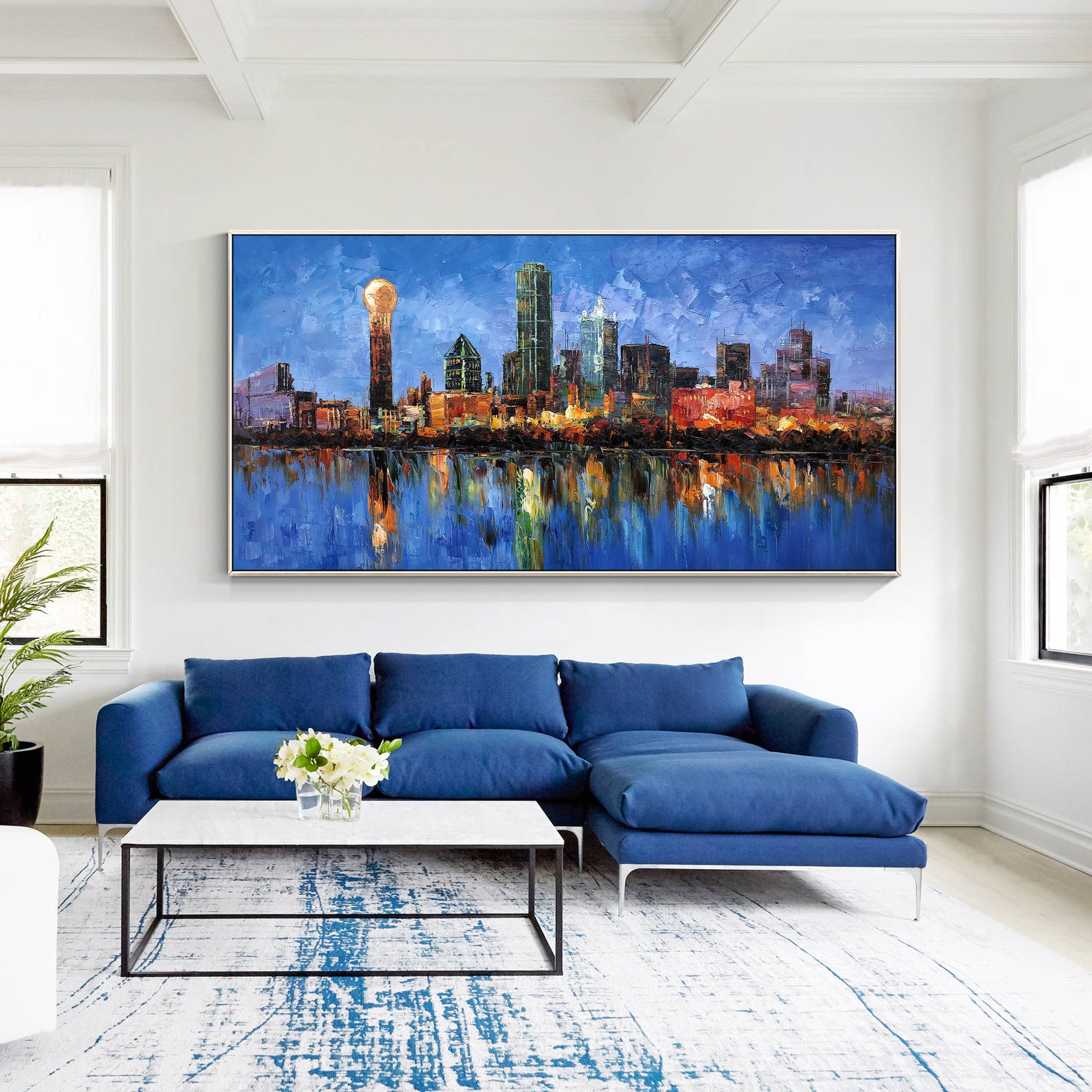 Dallas Cityscape Painting