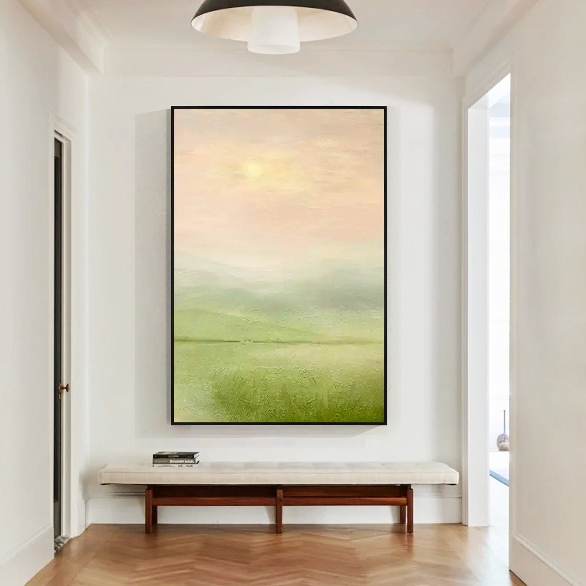 Fogy Morning Landscape painting