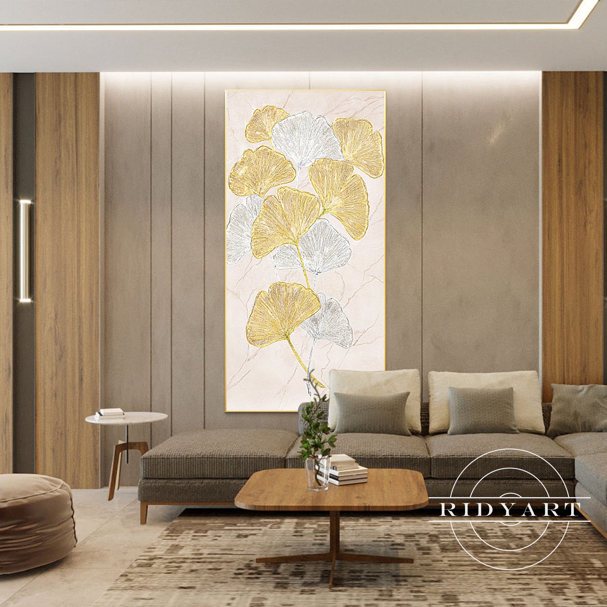 Ginkgo wall art_0586