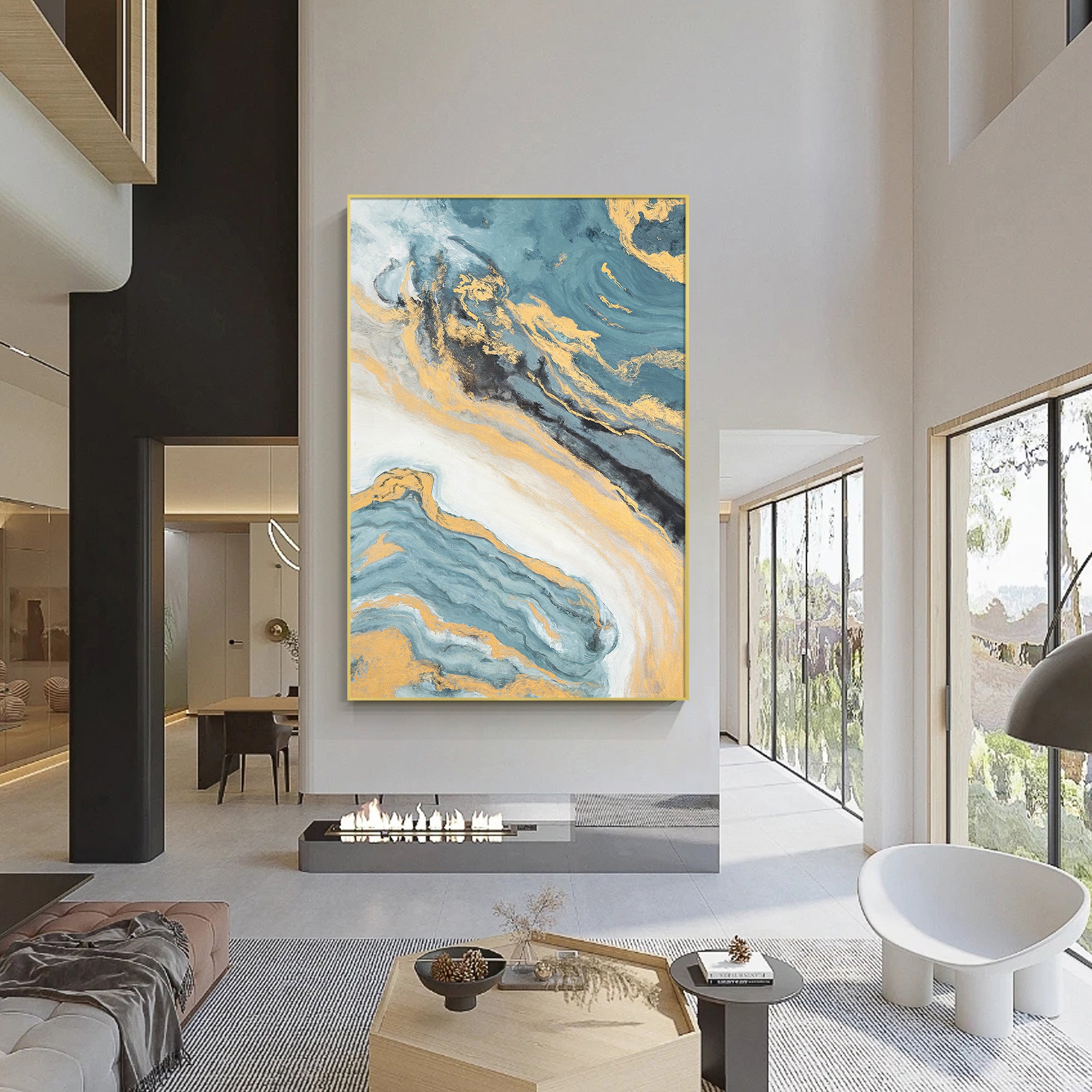Gold Beach Ocean Painting