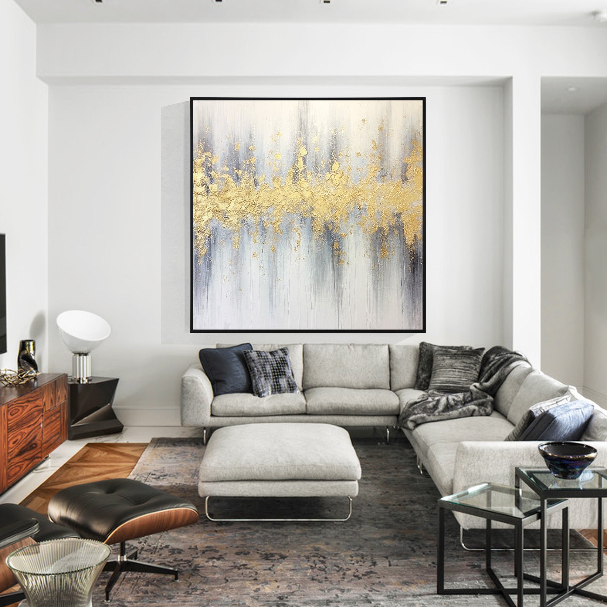 Gold Forest Painting