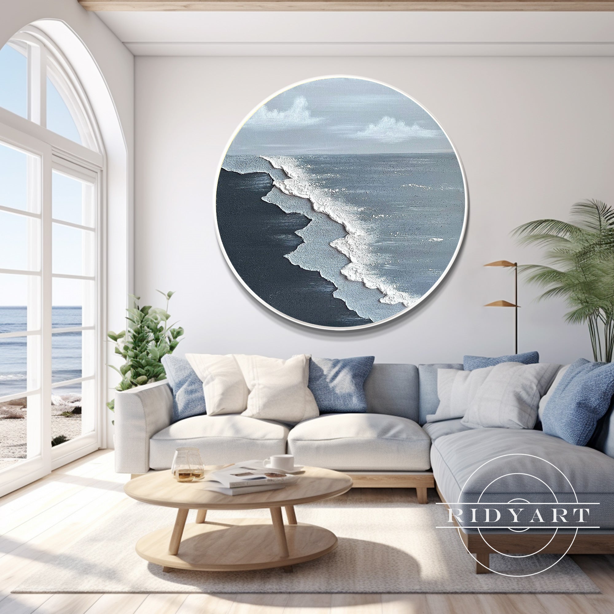 round wall art