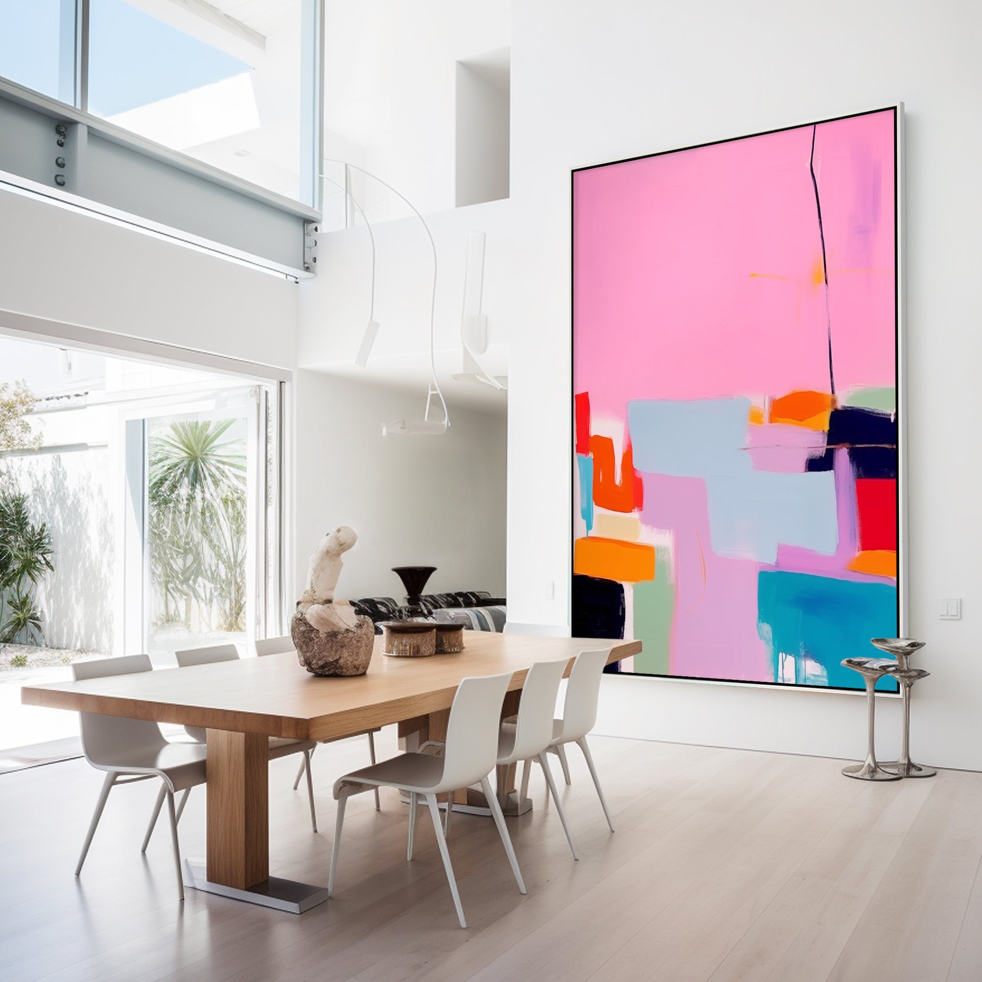 Handgemalte abstrakte Kunst