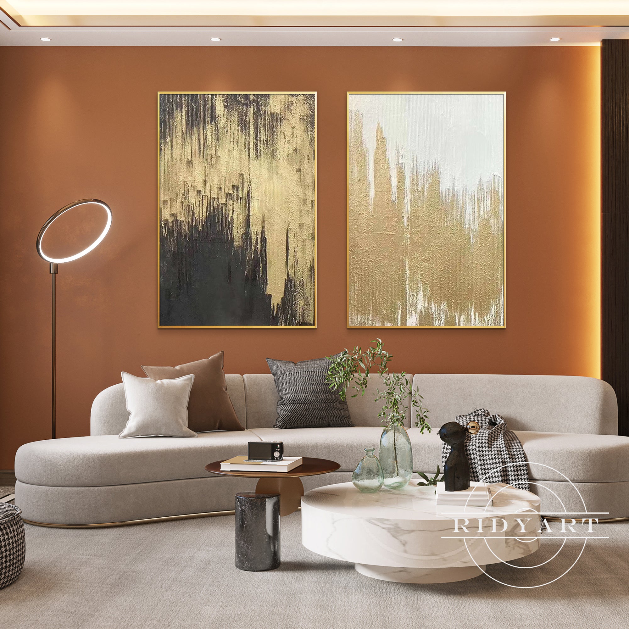 Framed and ready to hang – perfect for modern interiors
