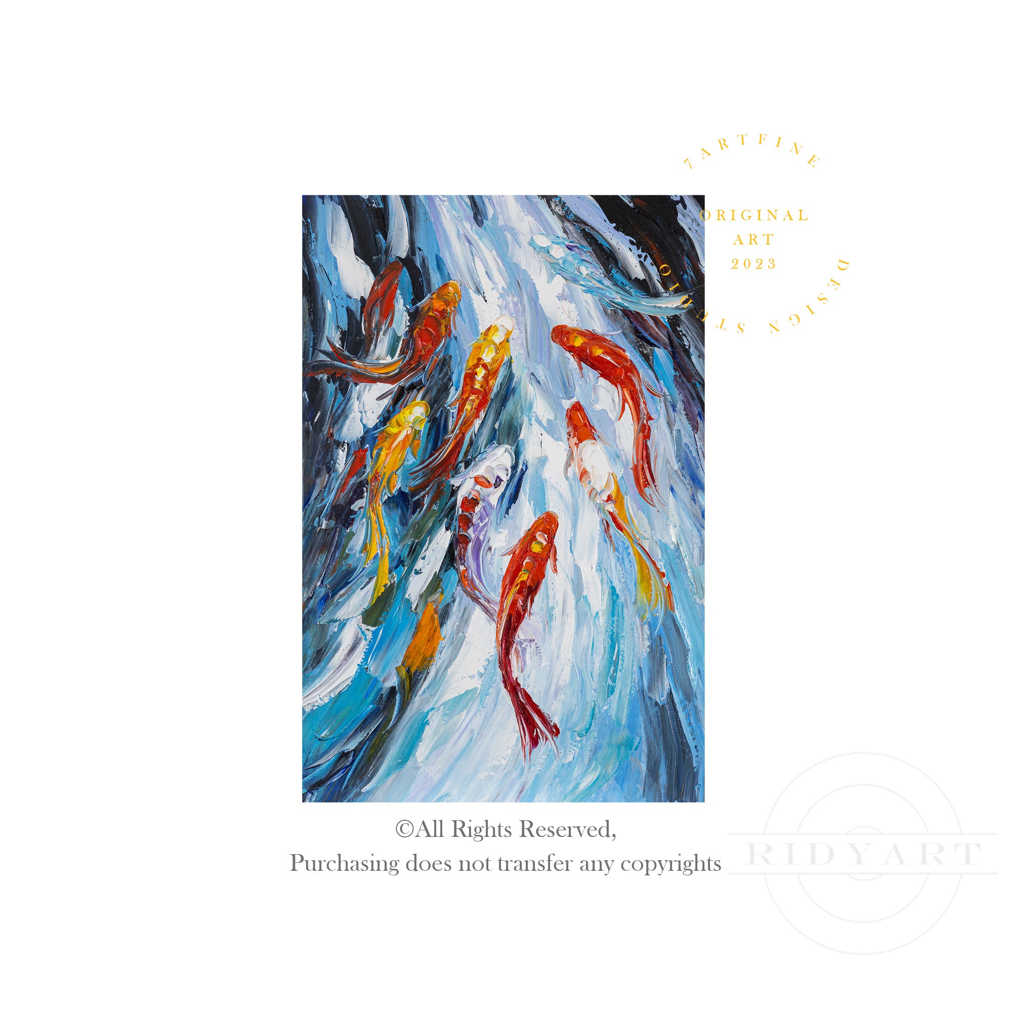 Koi fish wall art_7ART0221