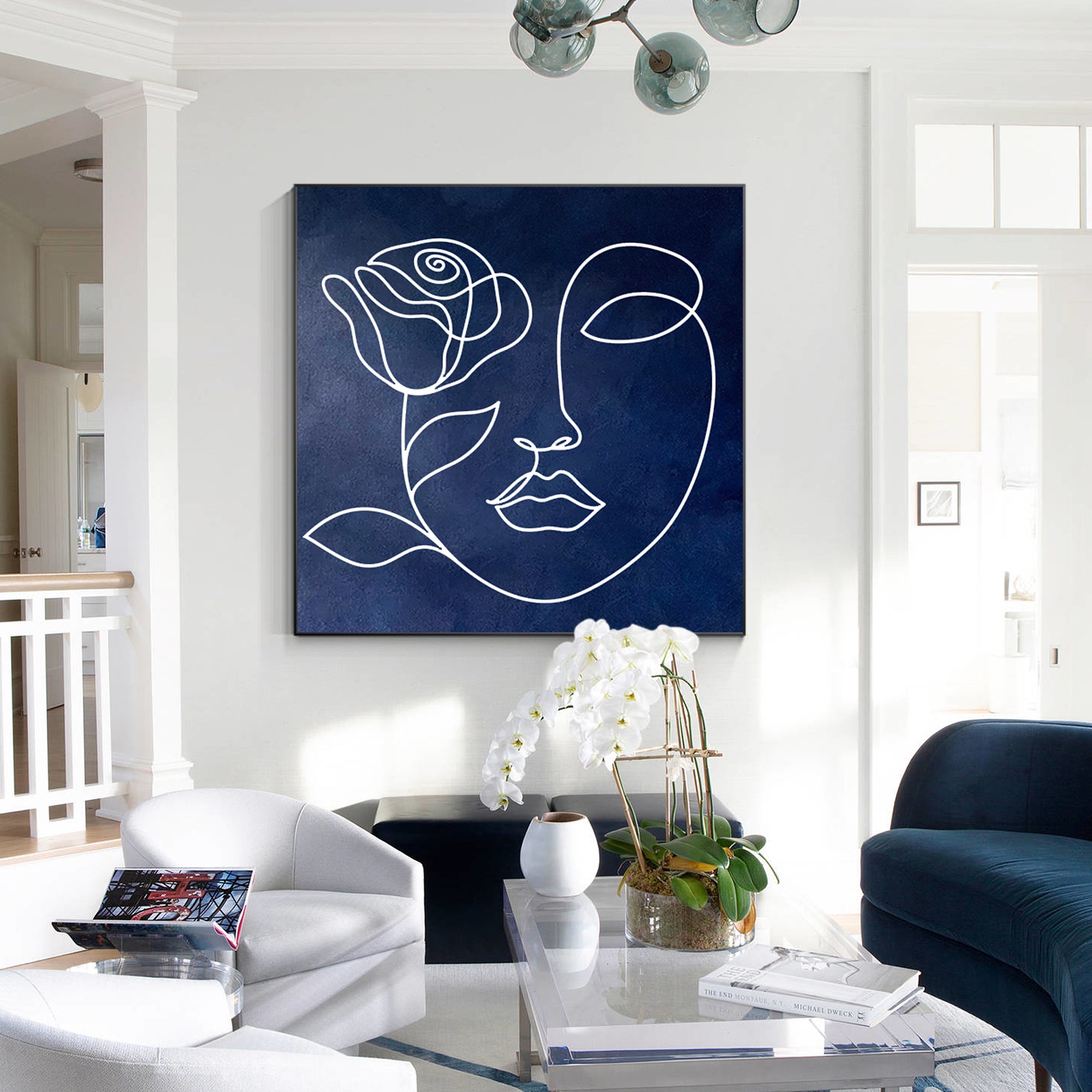 Picasso Gesichtsbemalung Minimalistische Strichzeichnungen