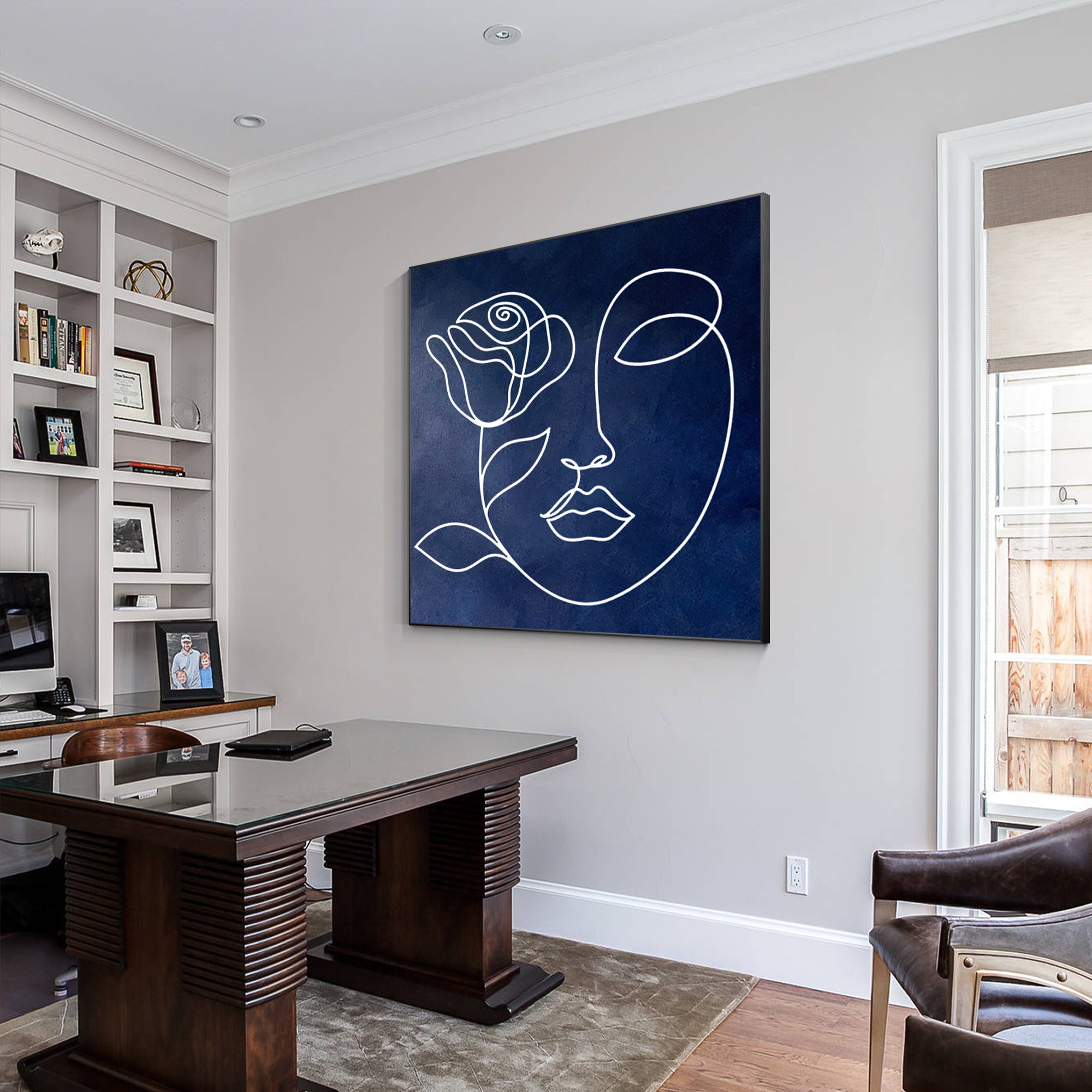 Picasso Gesichtsbemalung Minimalistische Strichzeichnungen