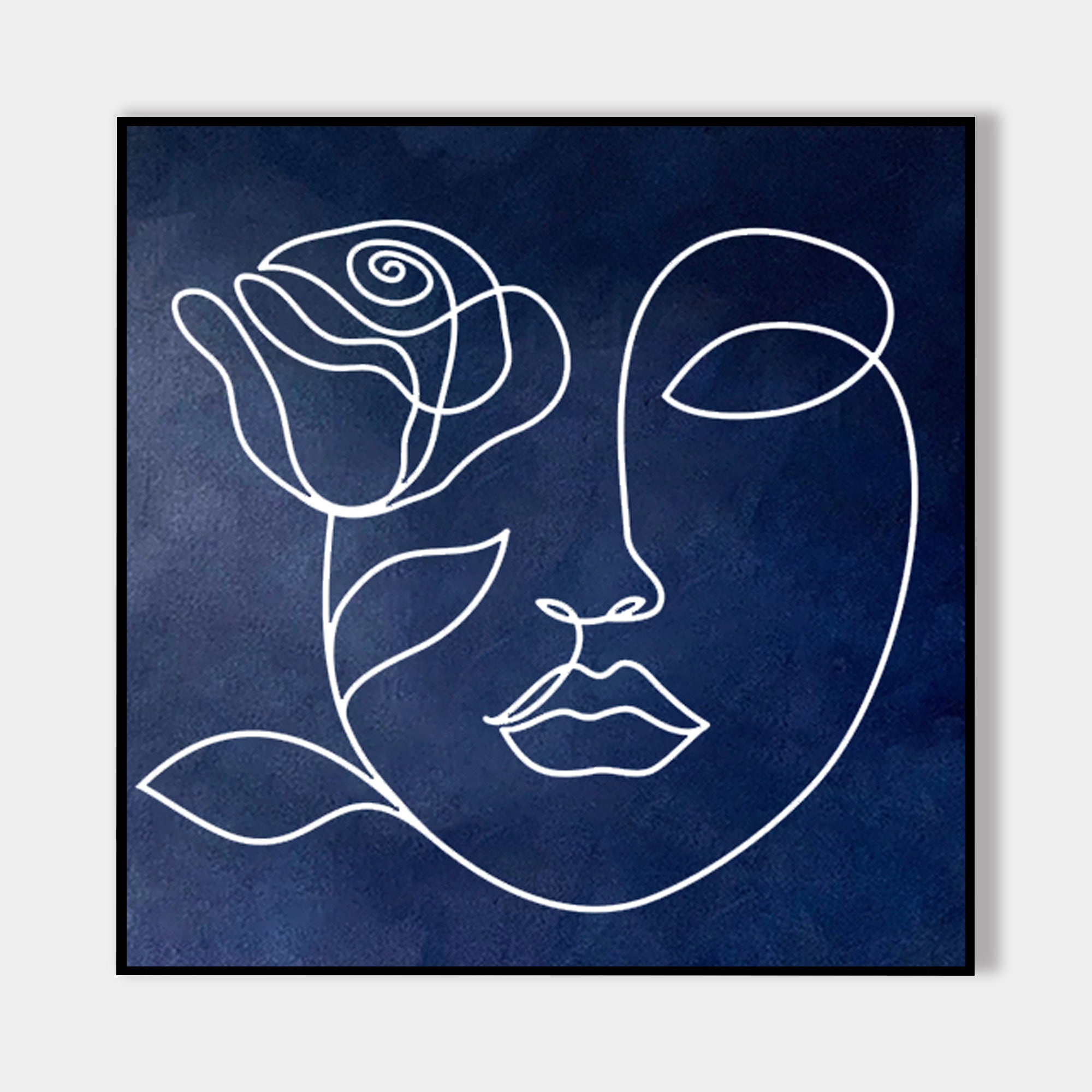 Picasso Gesichtsbemalung Minimalistische Strichzeichnungen