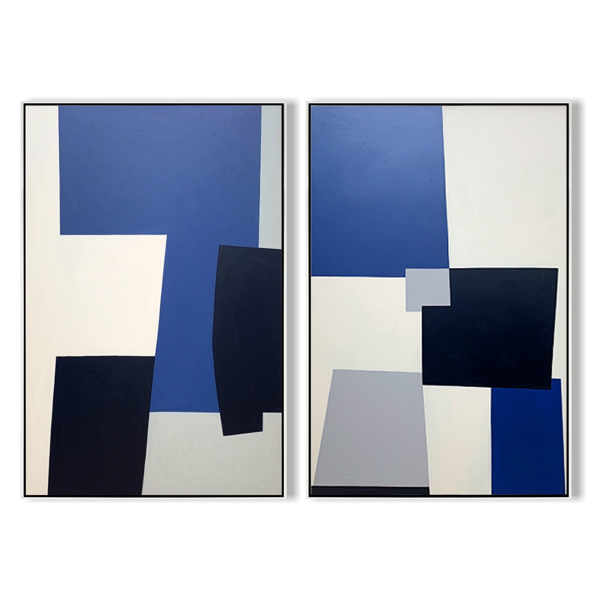 Modern Geometric Oil Painting