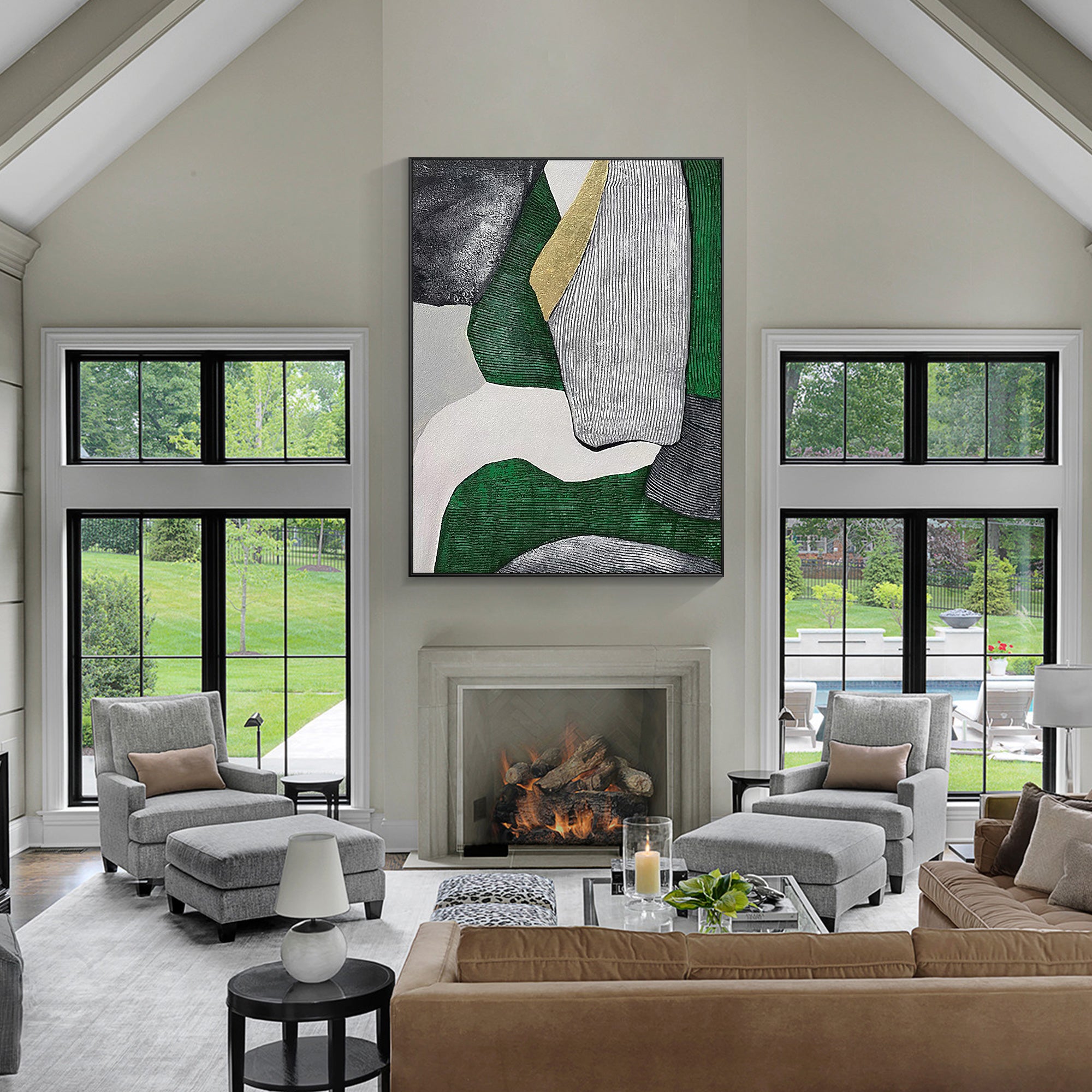 Modern Minimalist Oil Painting