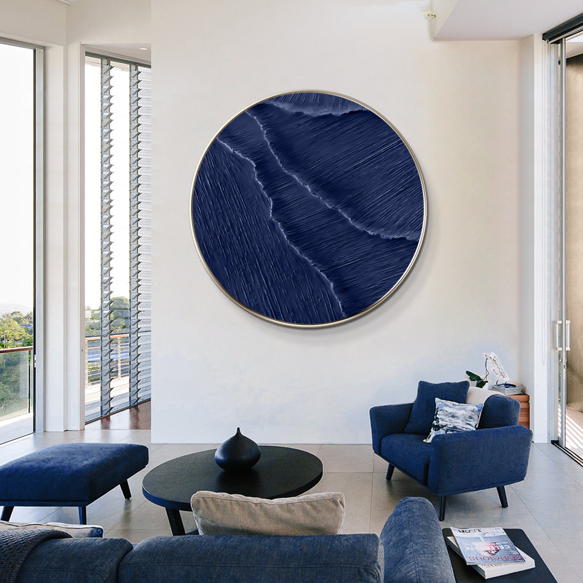 Modernes minimalistisches Ölgemälde