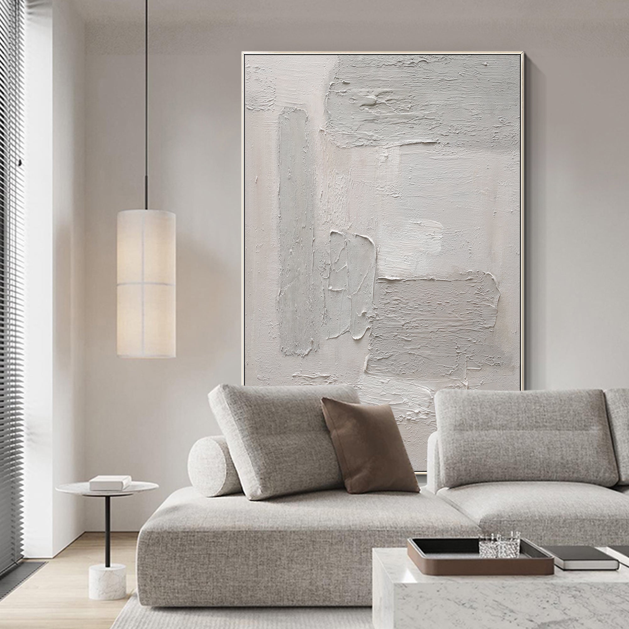 Modernes minimalistisches Ölgemälde