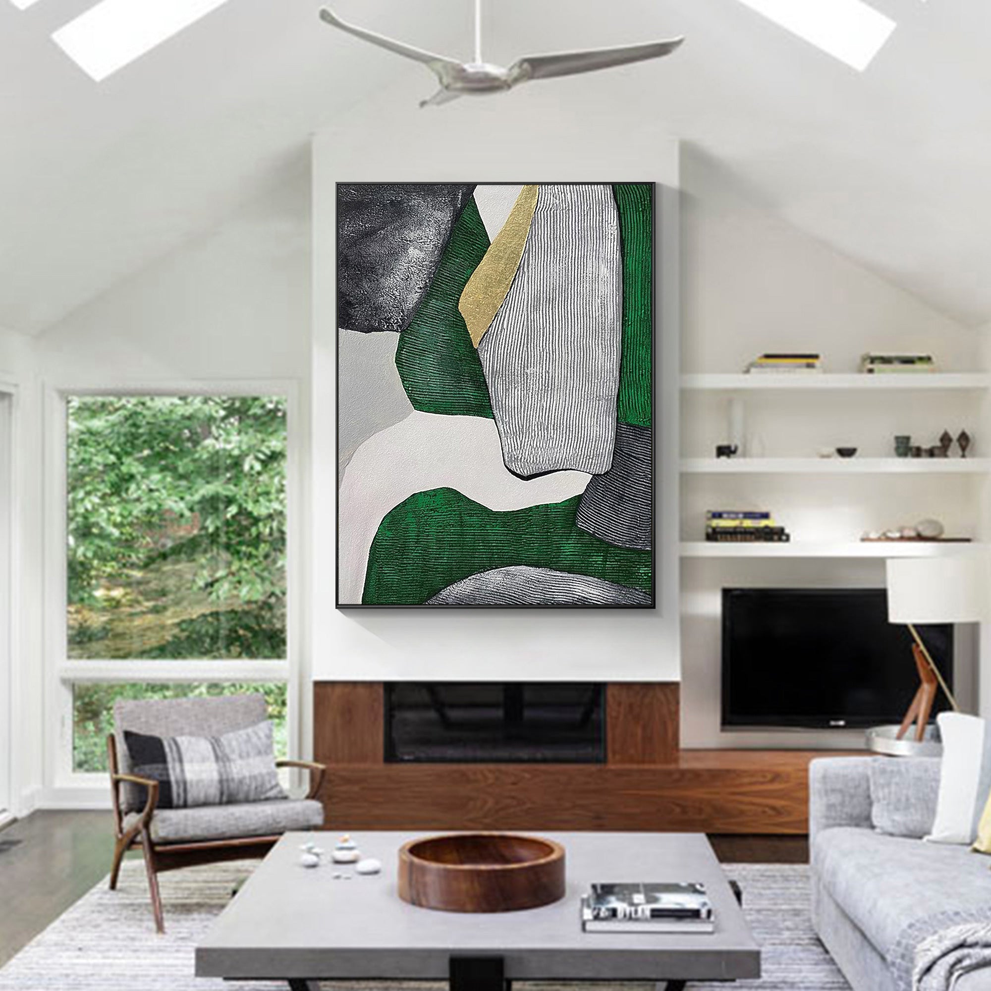 Modern Minimalist Oil Painting