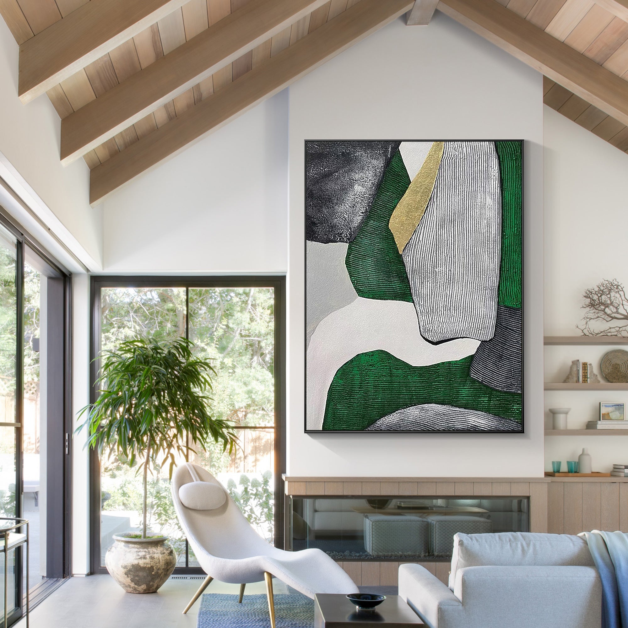 Modern Minimalist Oil Painting