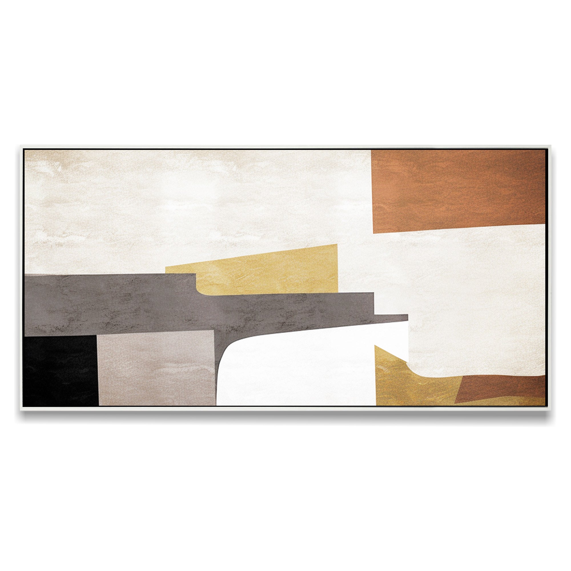 Modern Geometric Oil Painting