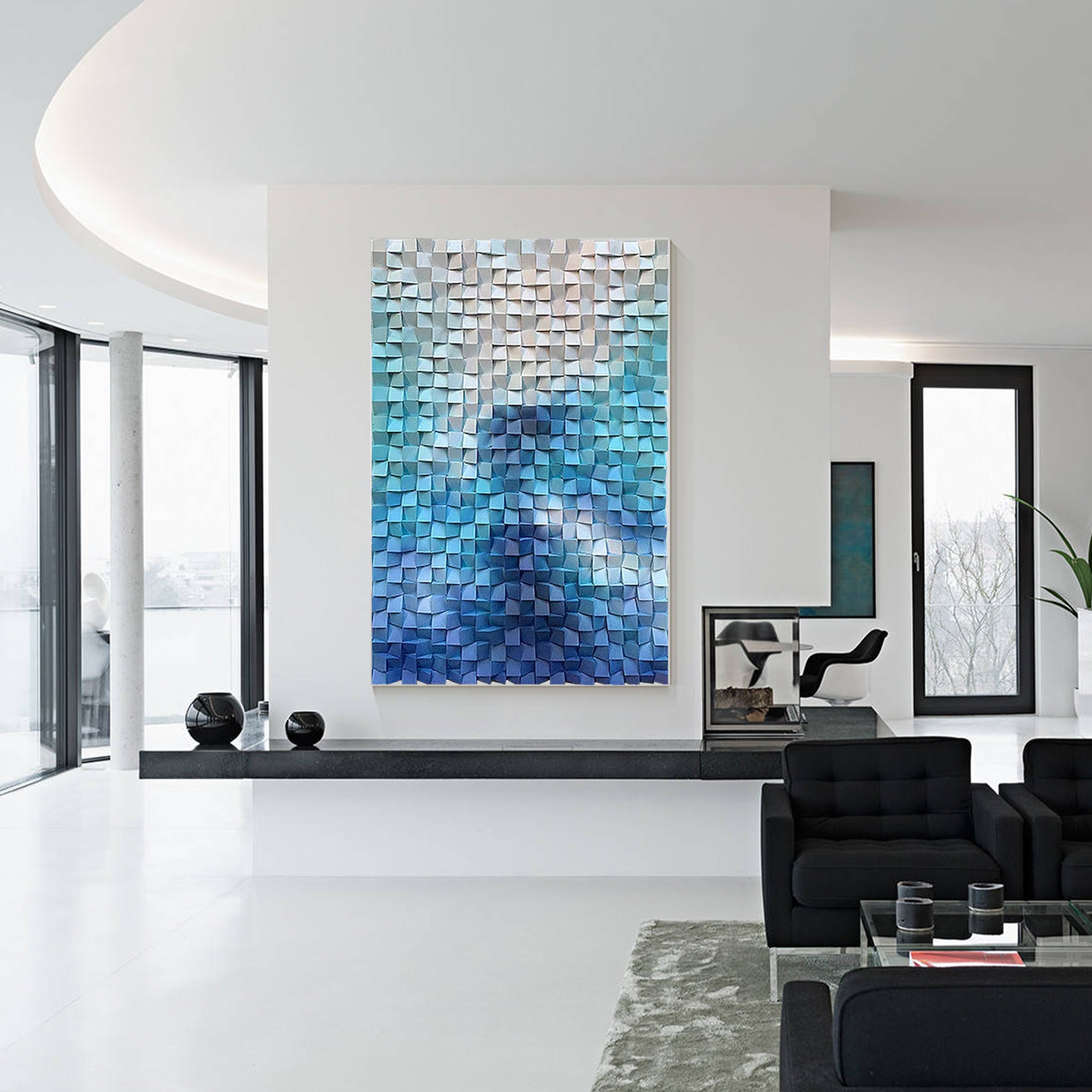 Modern Coastal Wood Art for Elegant Interiors