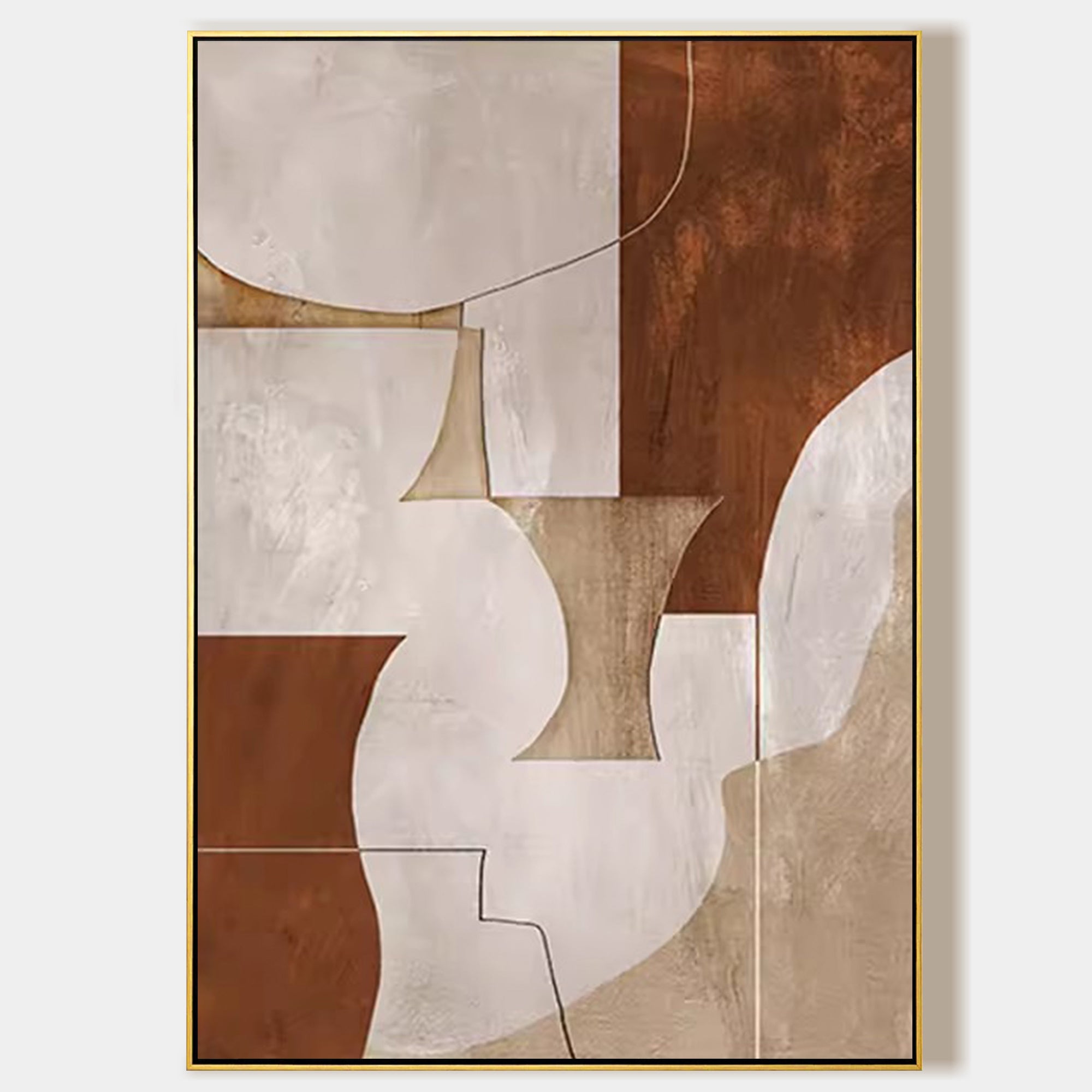 Modernistisches abstraktes expressionistisches Ölgemälde