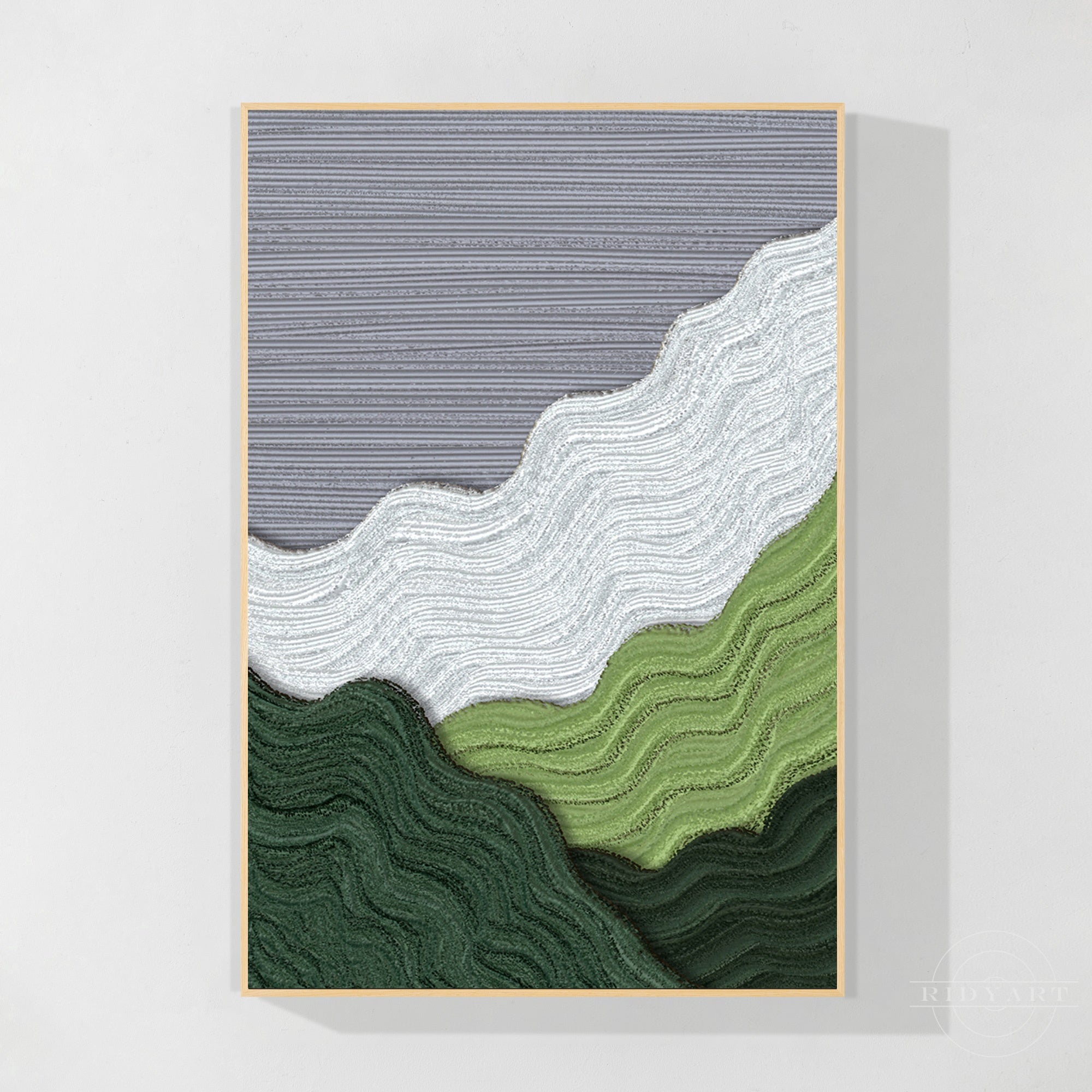 Wandkunst „Sage Green Mountain“