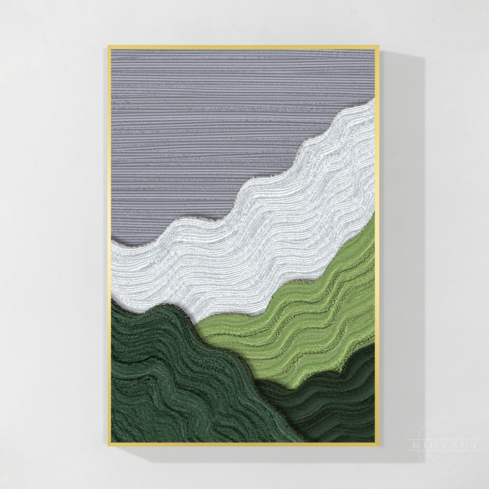 Wandkunst „Sage Green Mountain“