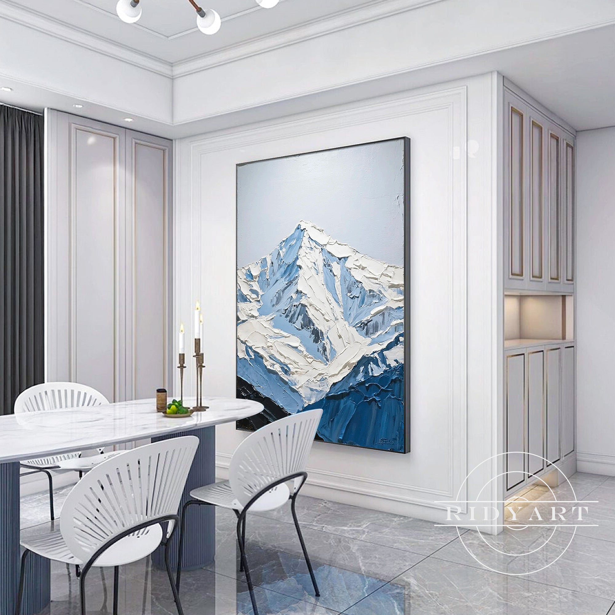 Wandkunst „Sage Green Mountain“