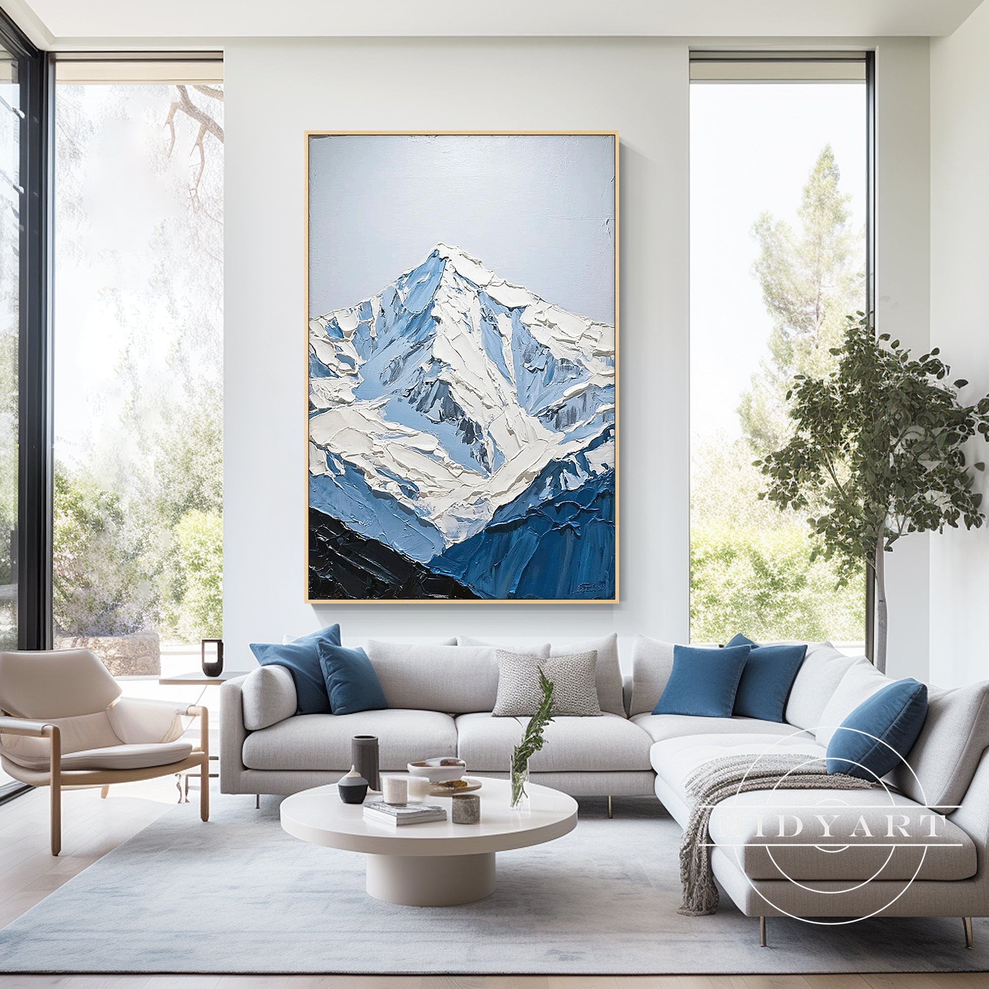 Wandkunst „Sage Green Mountain“