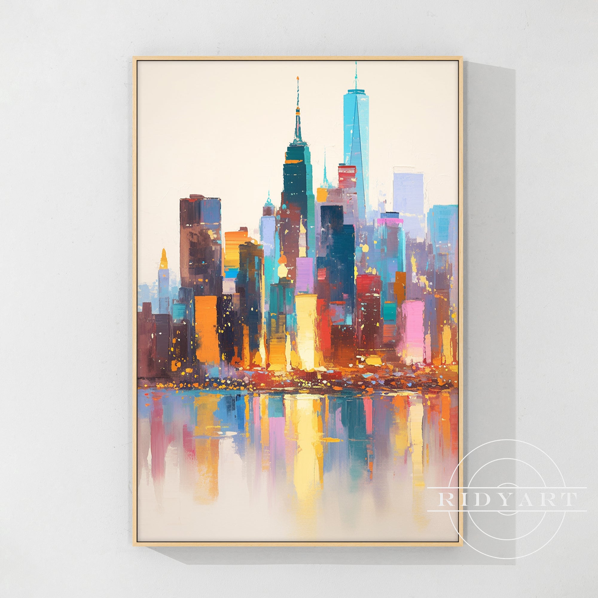 New York Skyline Painting