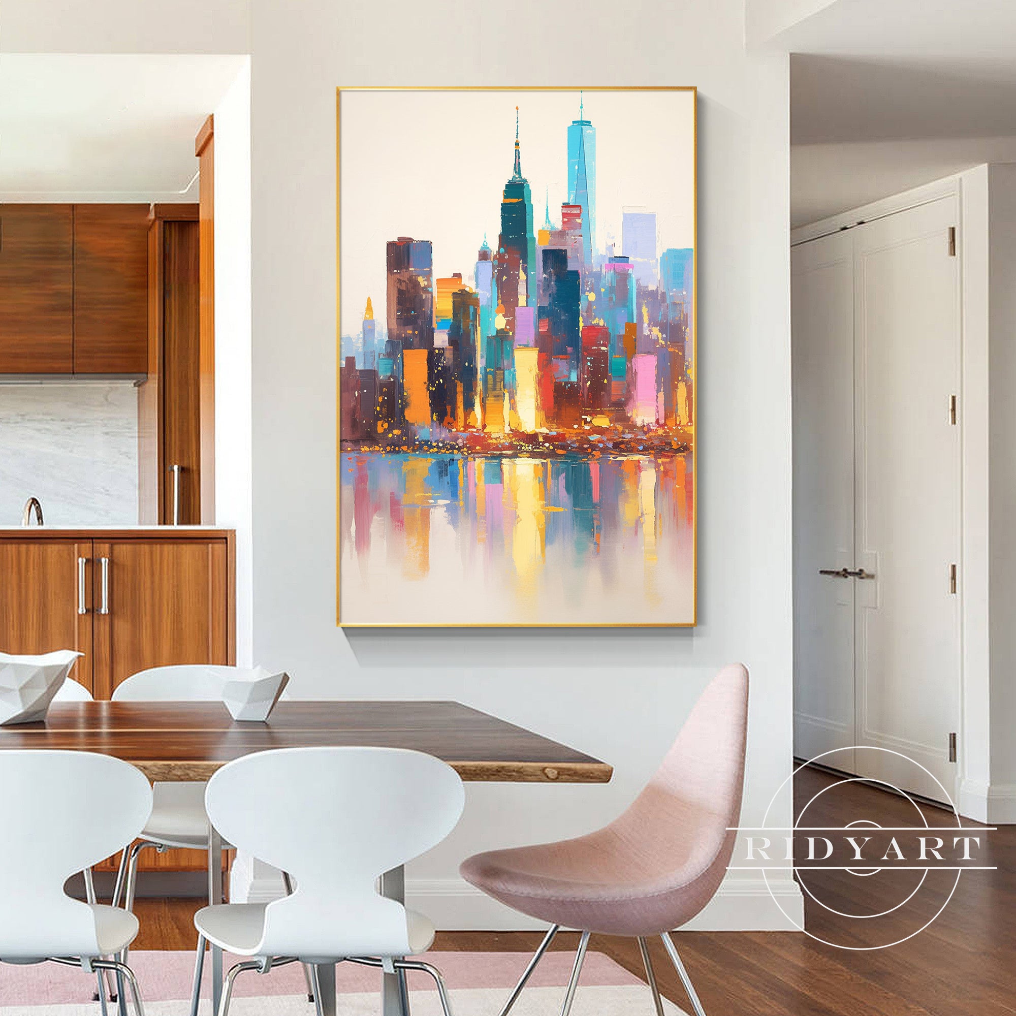 New York Skyline Painting