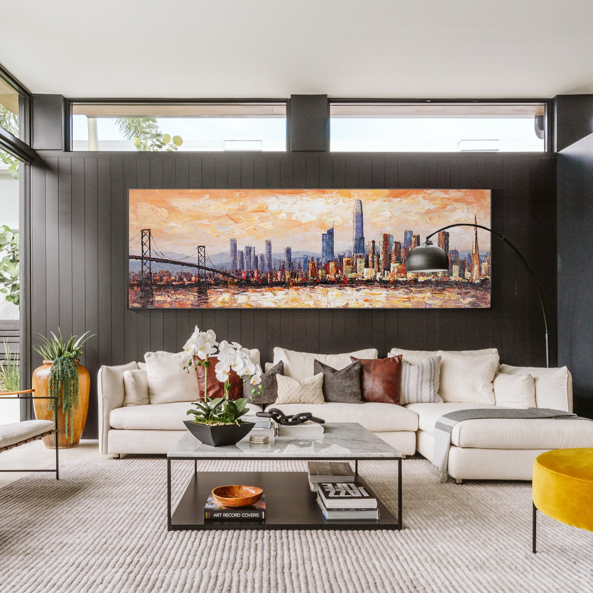 San francisco Skyline oil painting